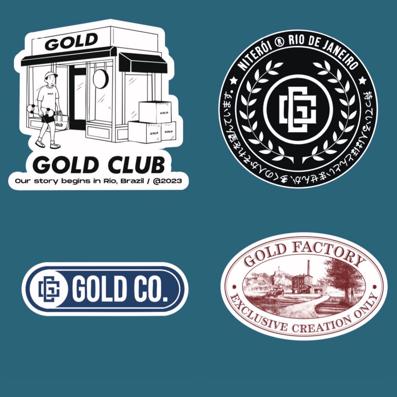 STICKER PACK GOLD