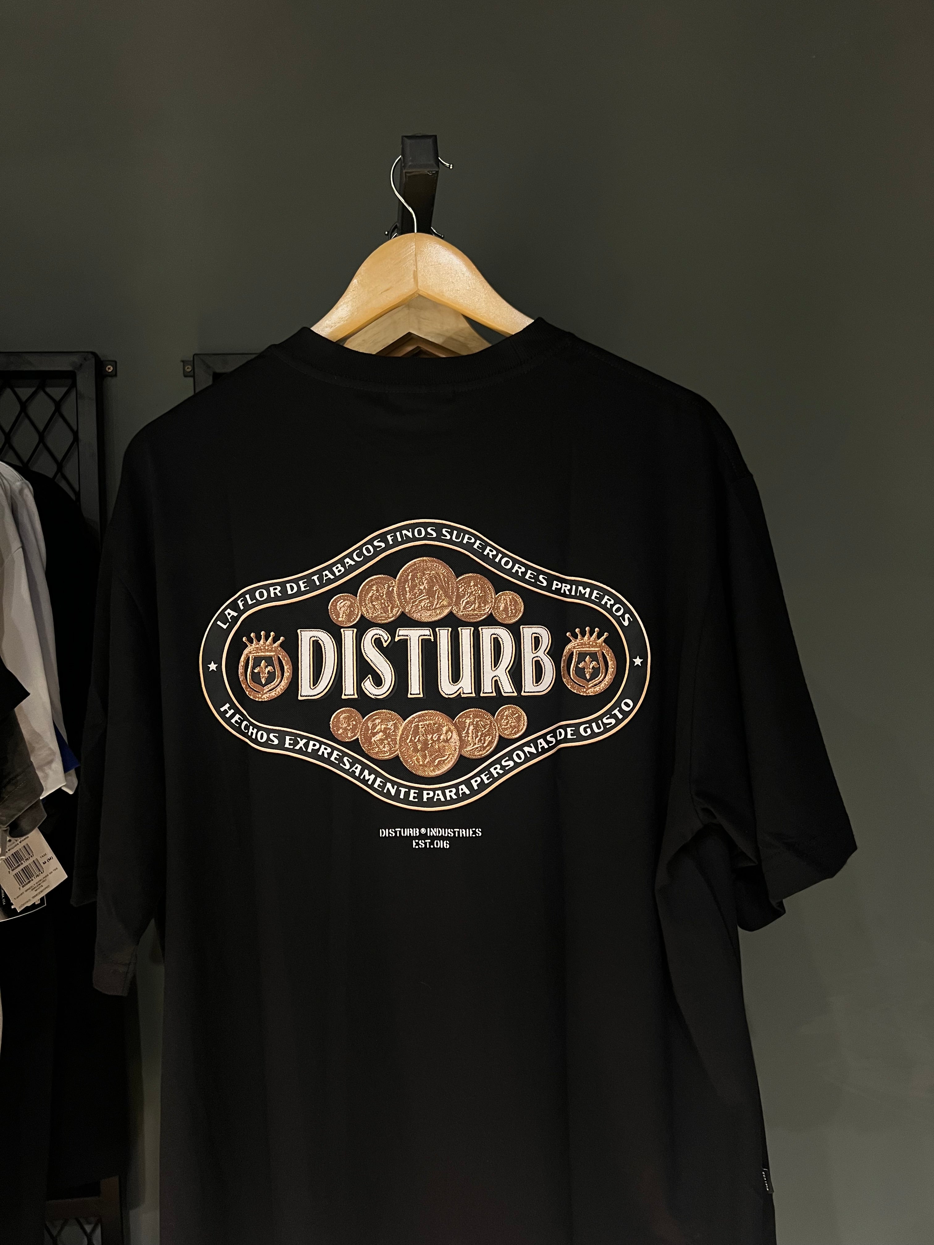CAMISA DISTURB TOBACCO BLACK