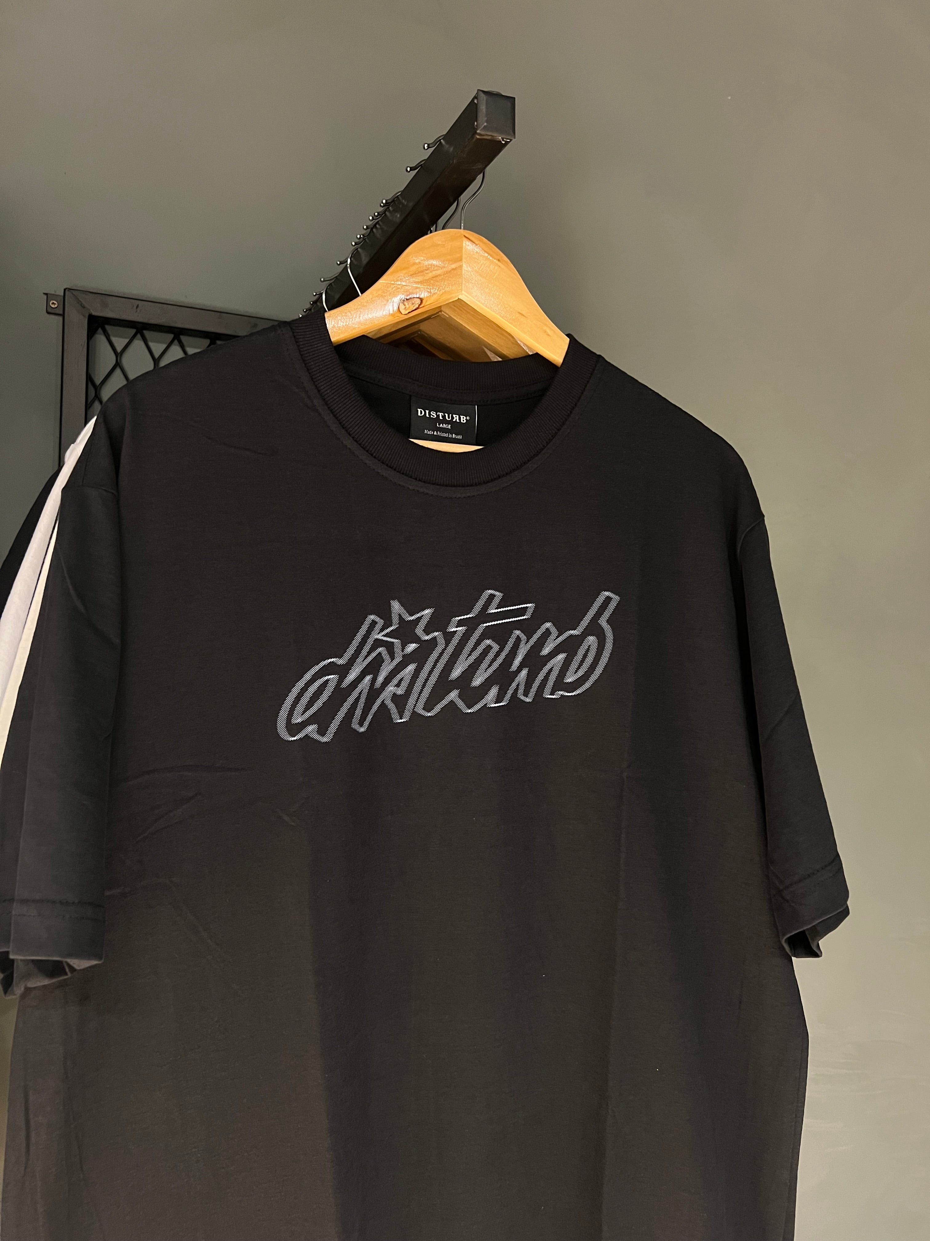 CAMISA DISTURB CURSIVE BLACK