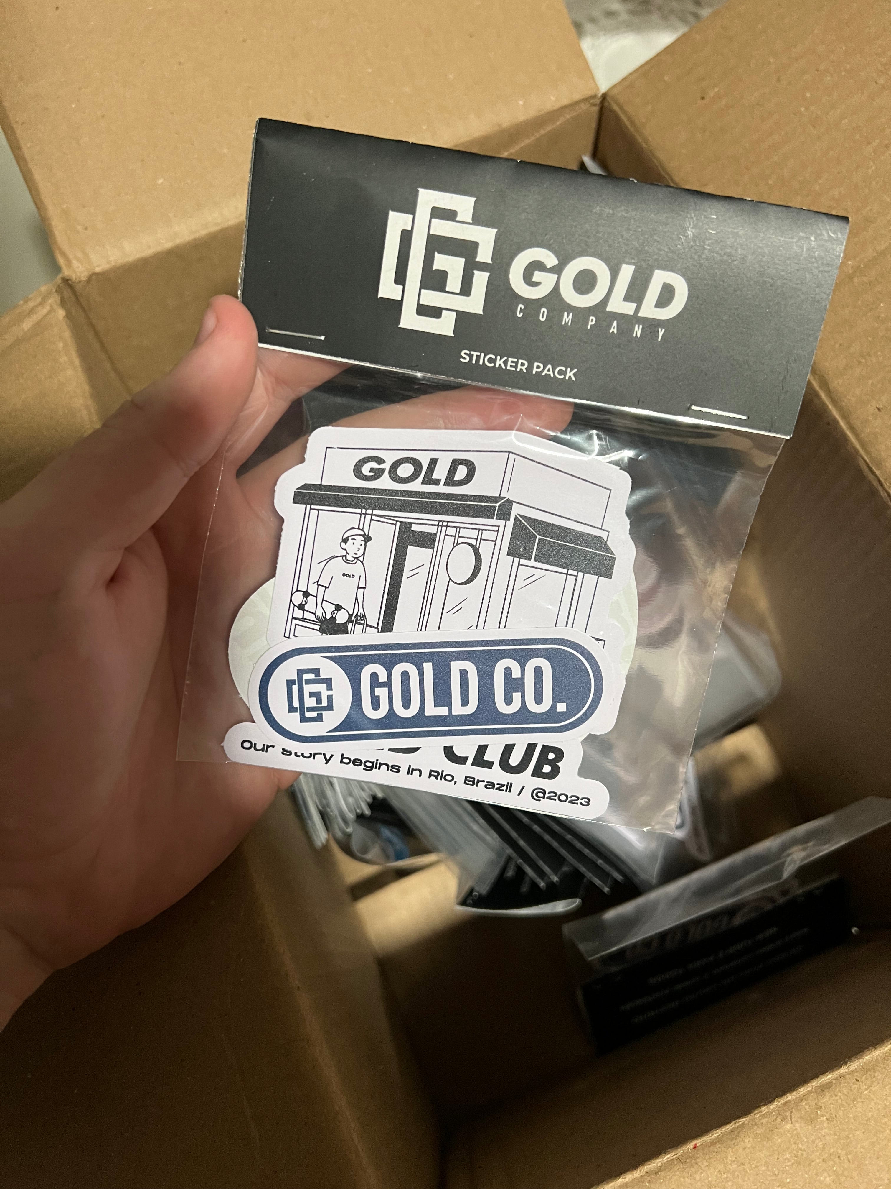 STICKER PACK GOLD