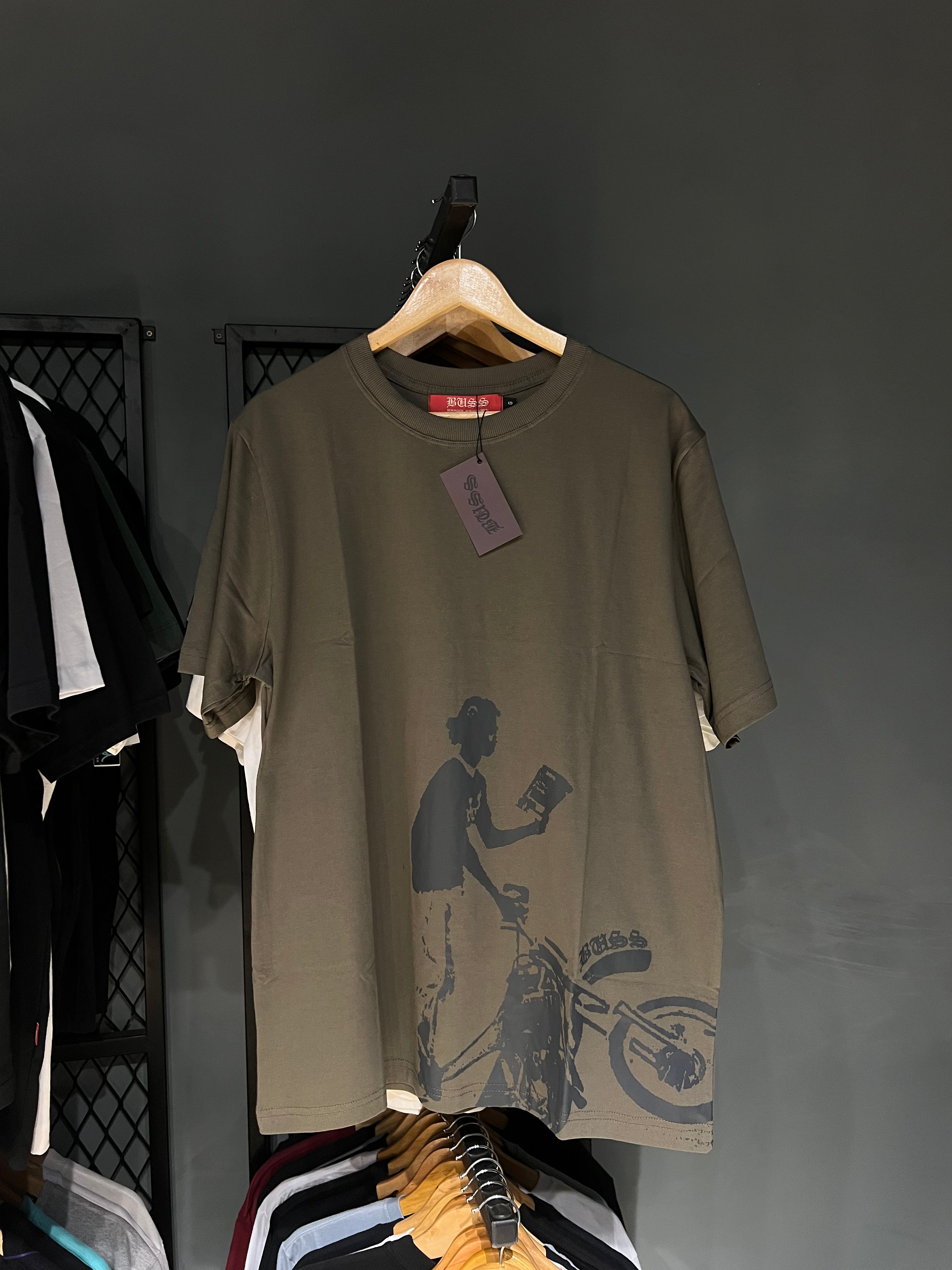 CAMISA BUSS GRAU VERDE