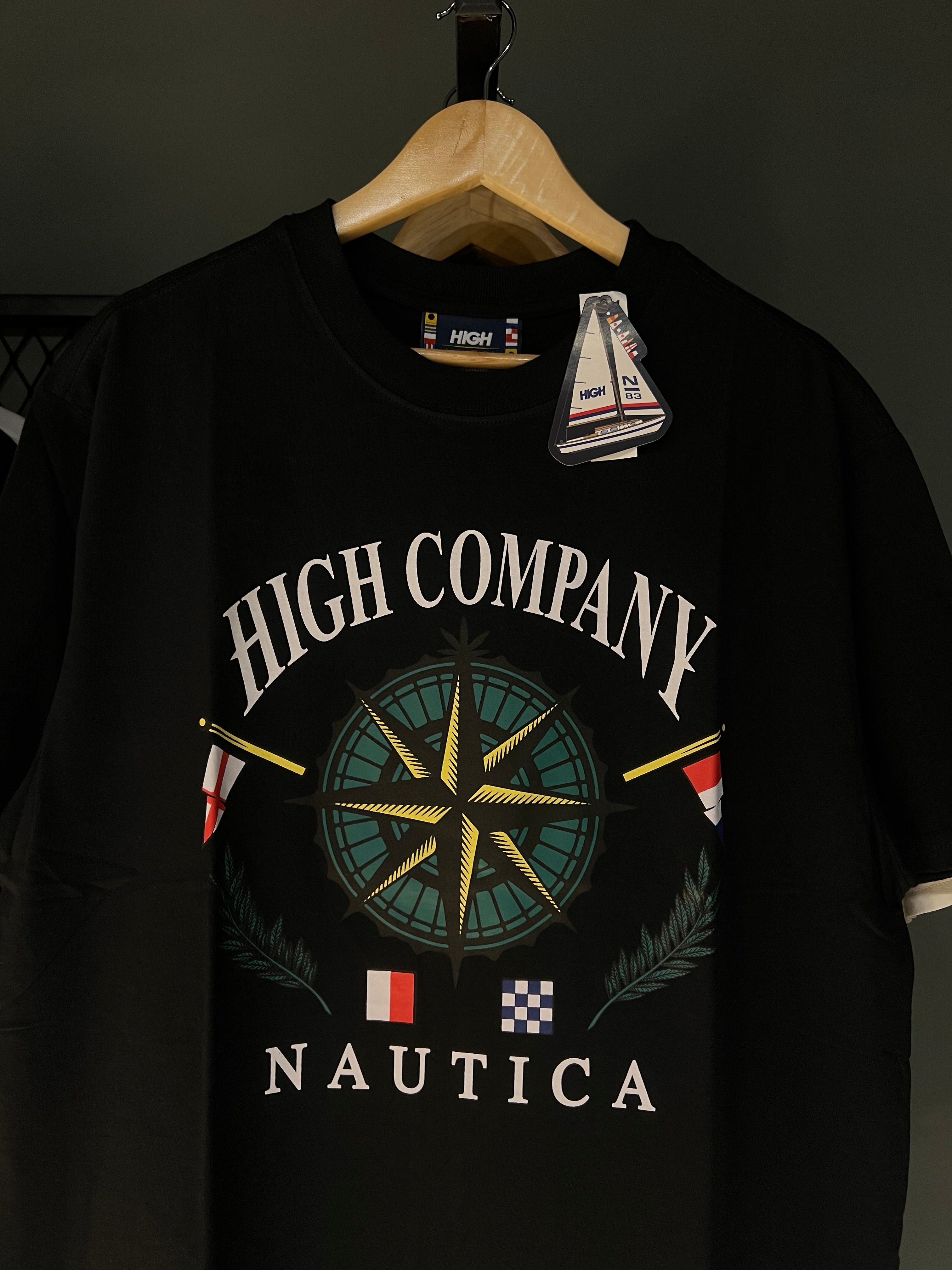 CAMISA HIGH x NAUTICA COMPASS BLACK