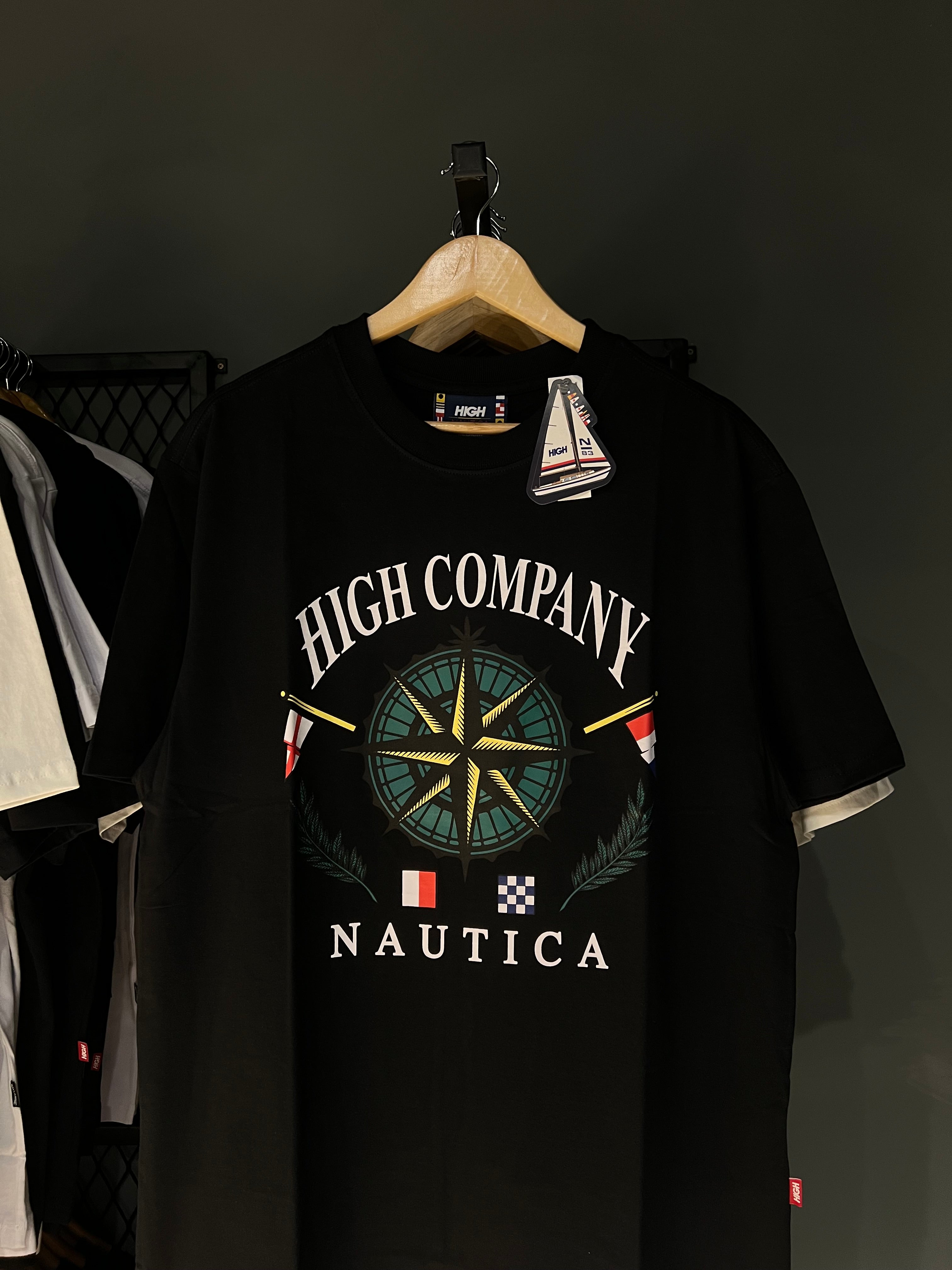 CAMISA HIGH x NAUTICA COMPASS BLACK
