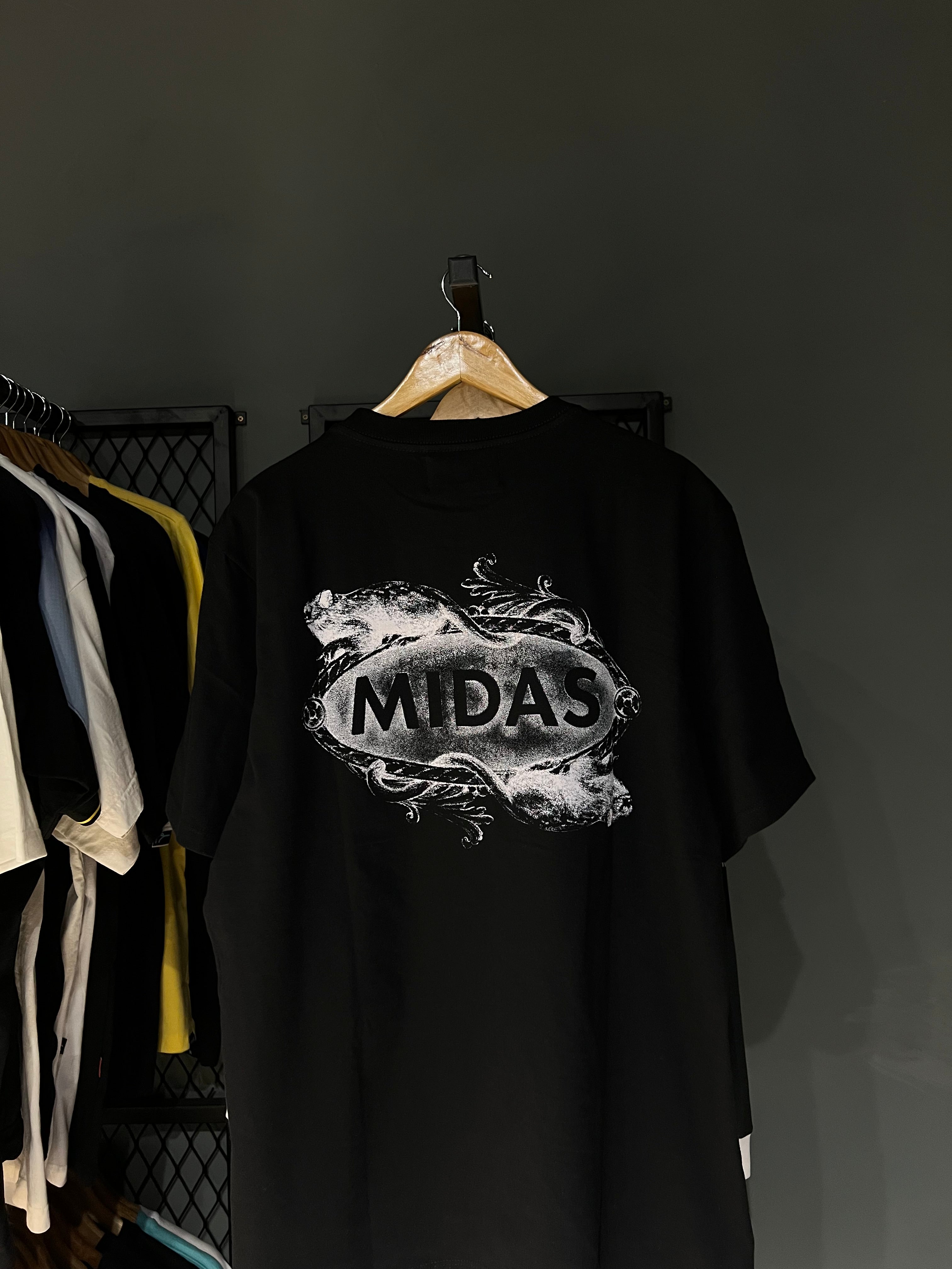 CAMISA MIDAS SCULPTURE BLACK