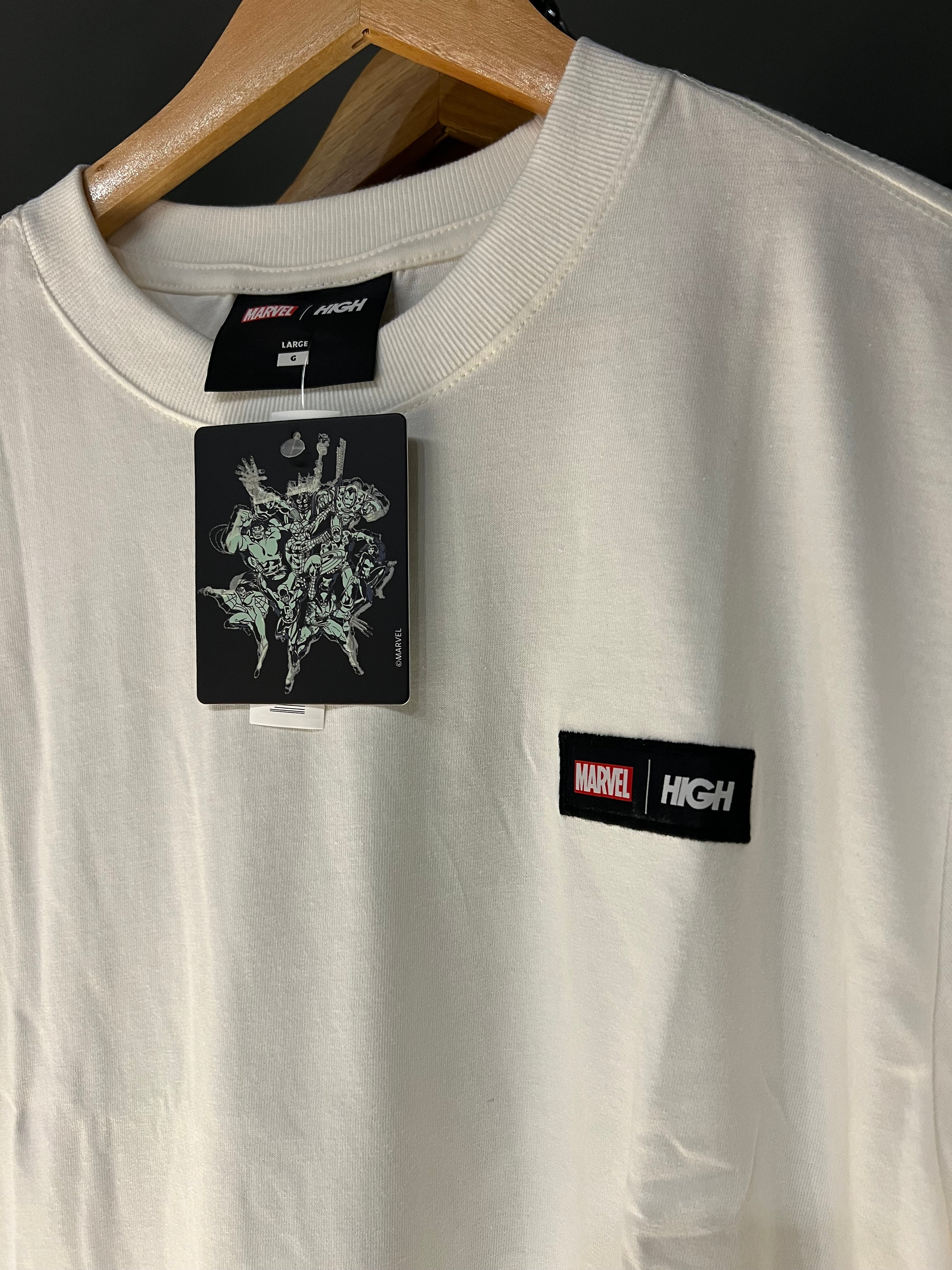 CAMISA HIGH x MARVEL SQUAD WHITE