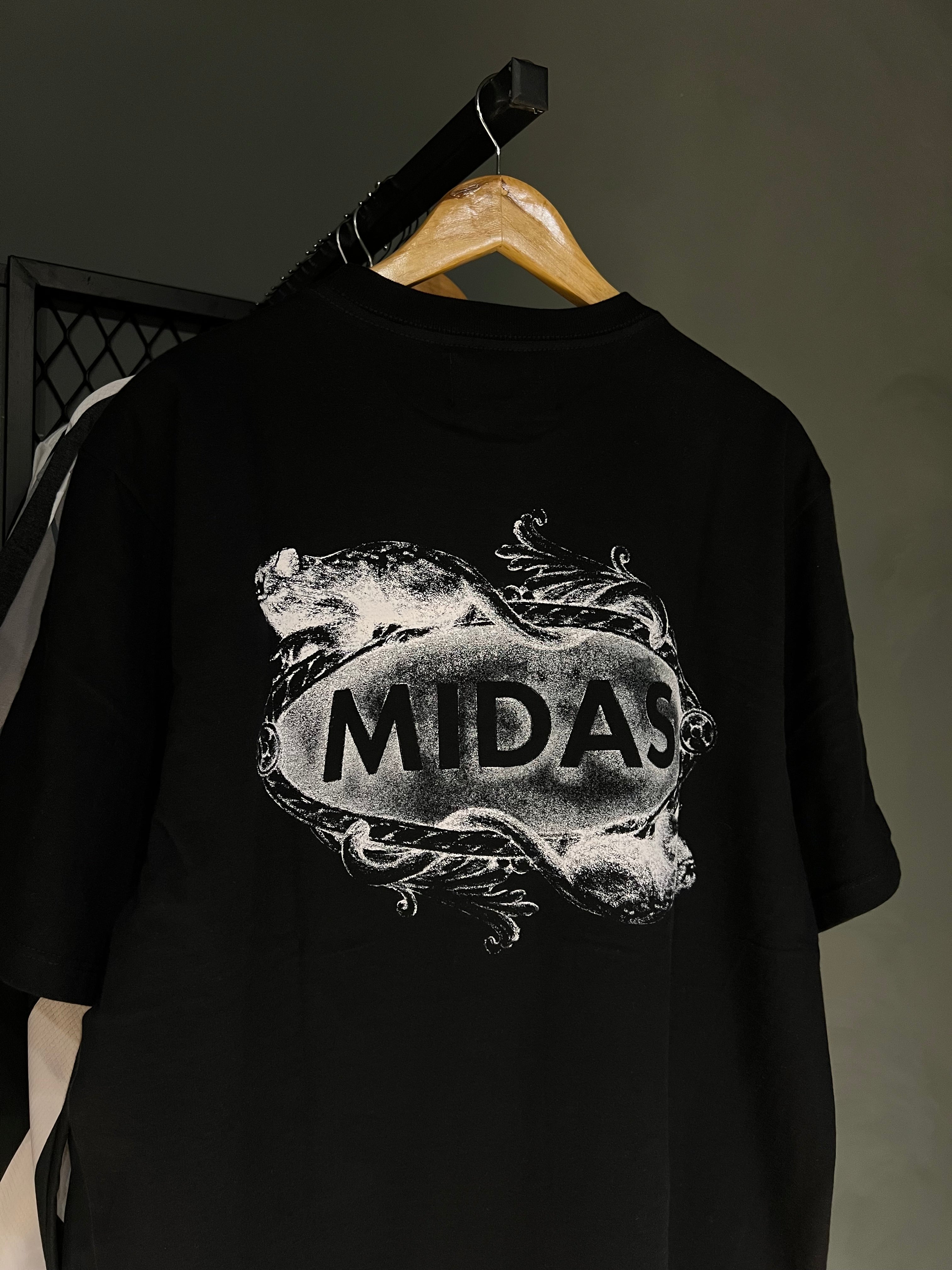 CAMISA MIDAS SCULPTURE BLACK