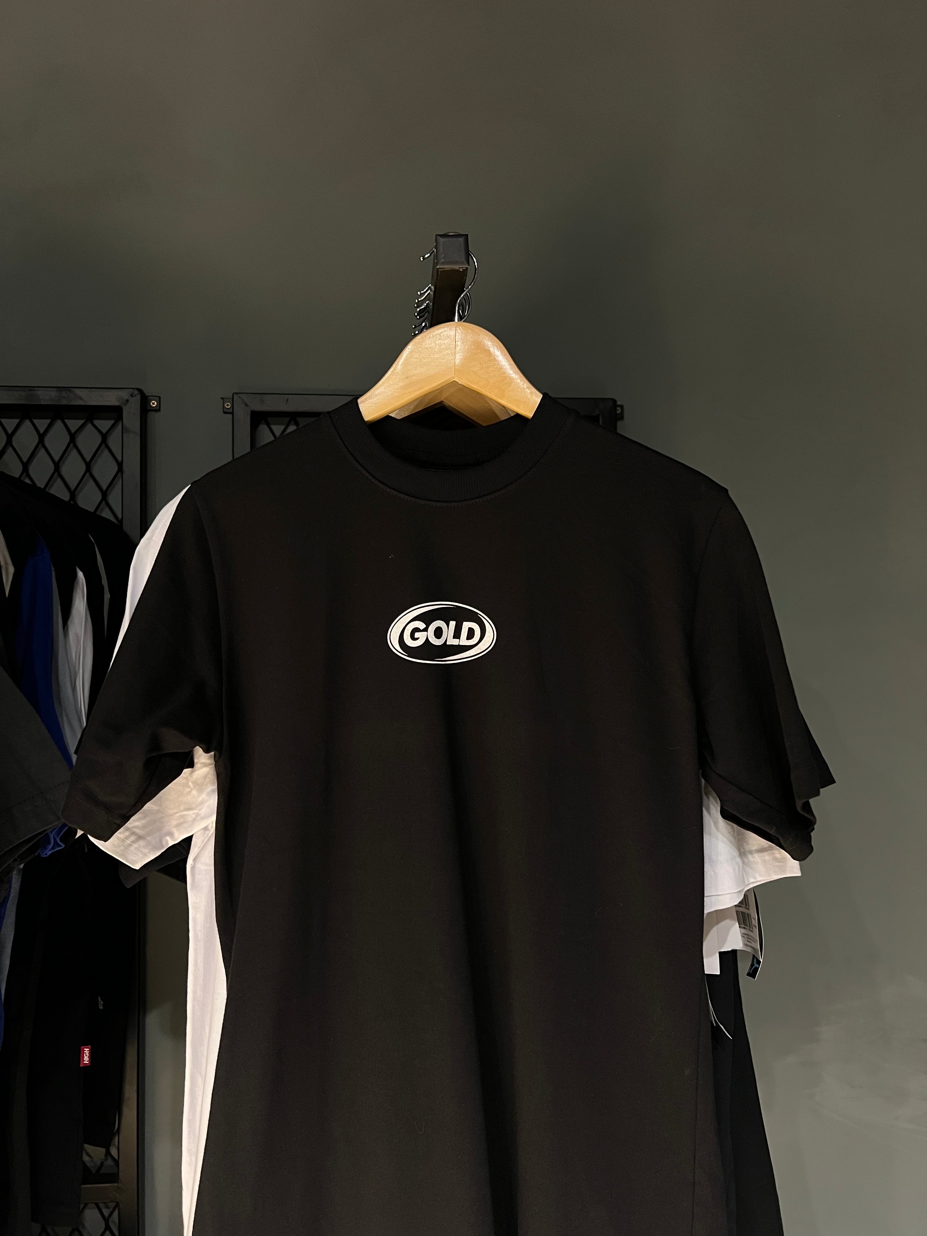 CAMISA GOLD OVAL BLACK