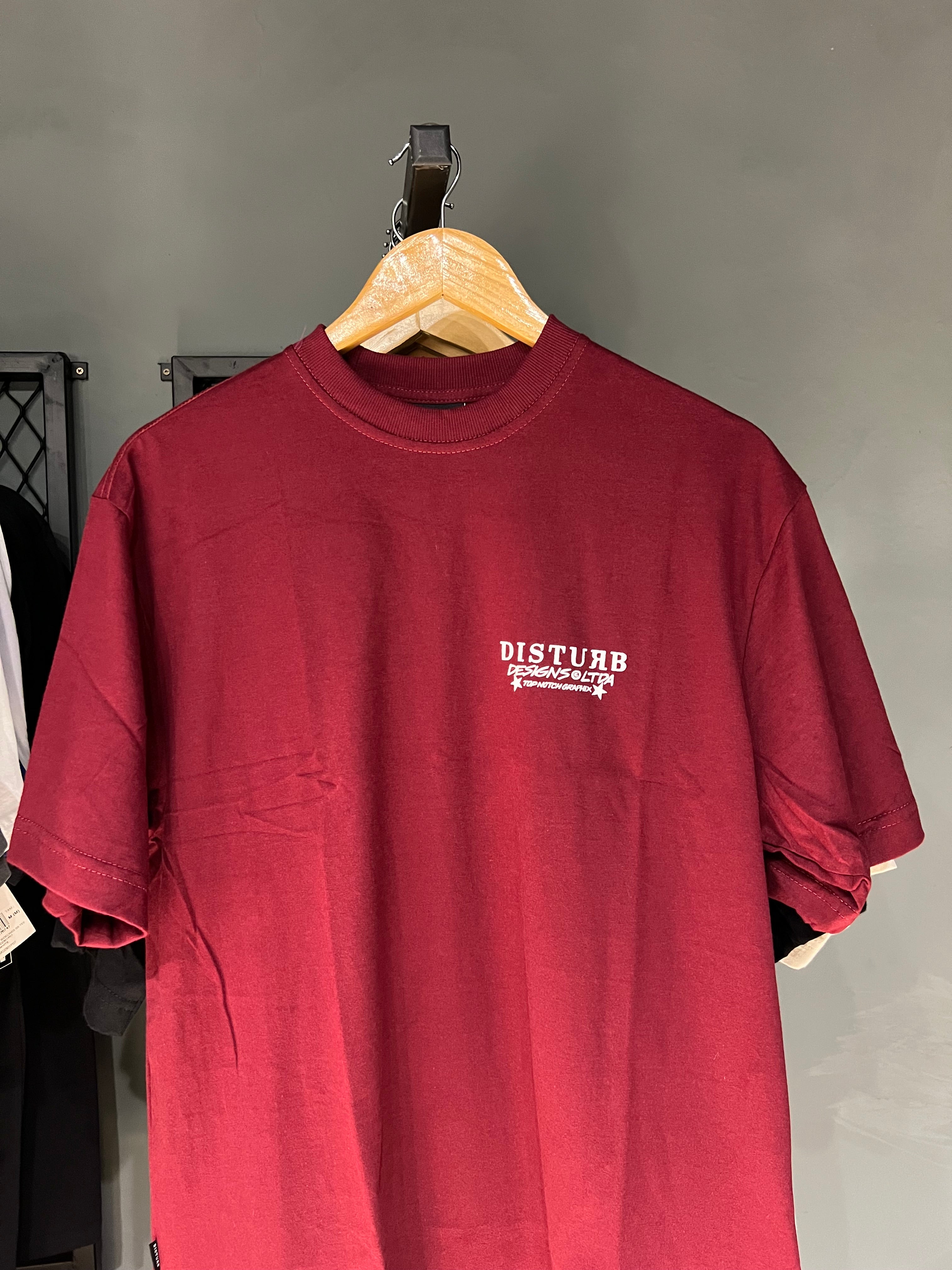 CAMISA DISTURB PEN BURGUNDY