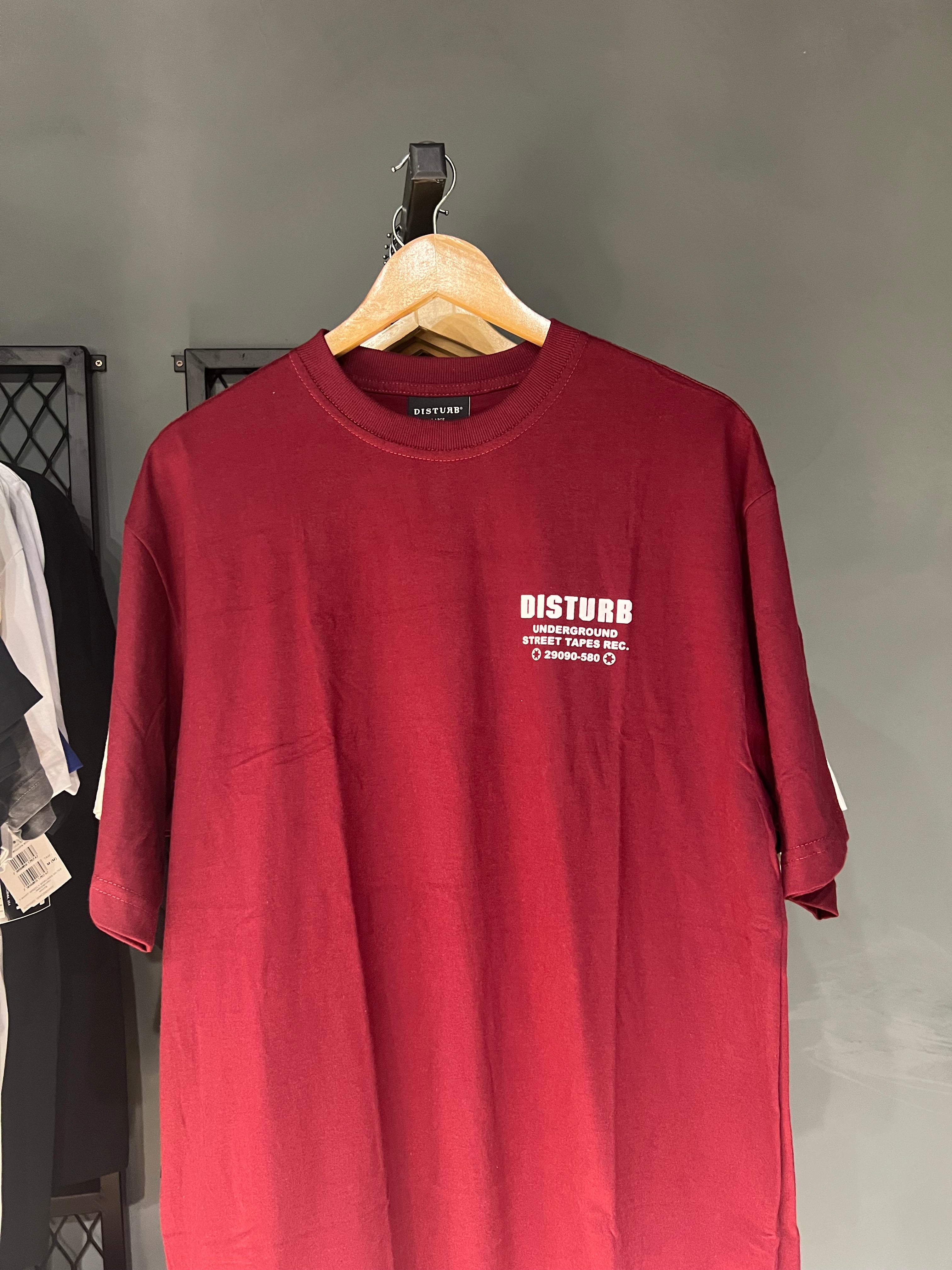 CAMISA DISTURB STREET BURGUNDY