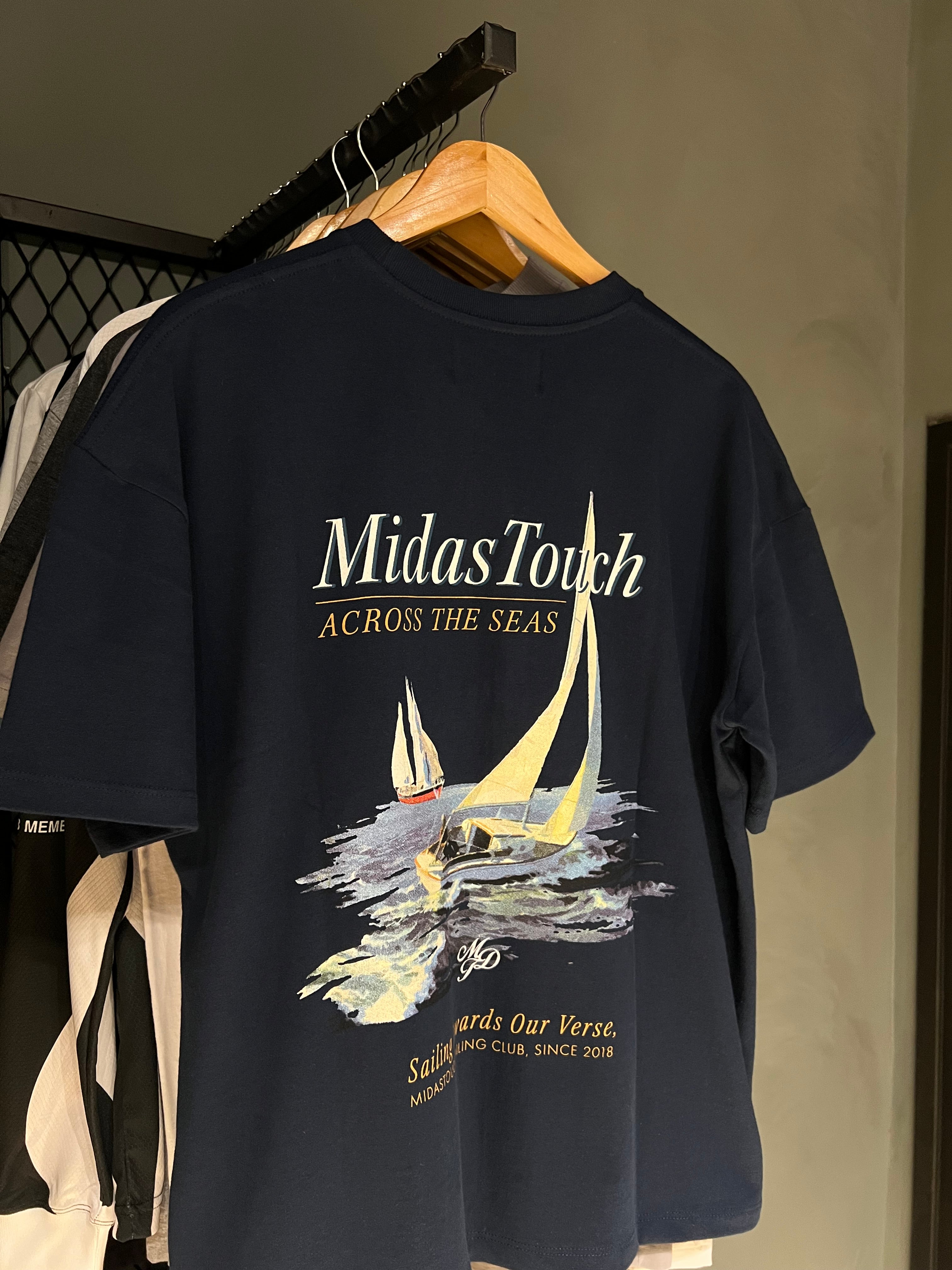 CAMISA MIDAS BOATS BOXY AZUL