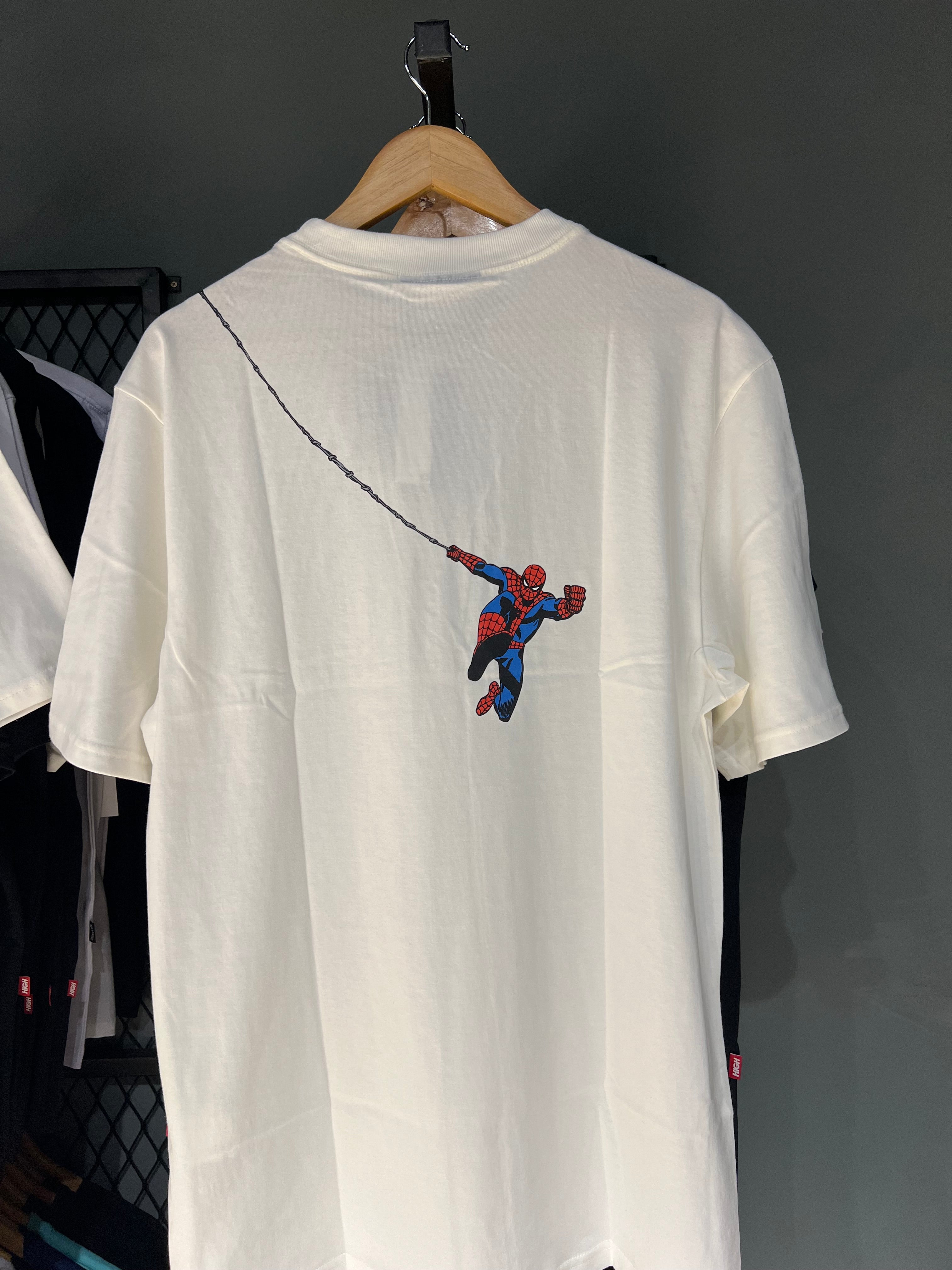 CAMISA HIGH x MARVEL SPIDER WHITE