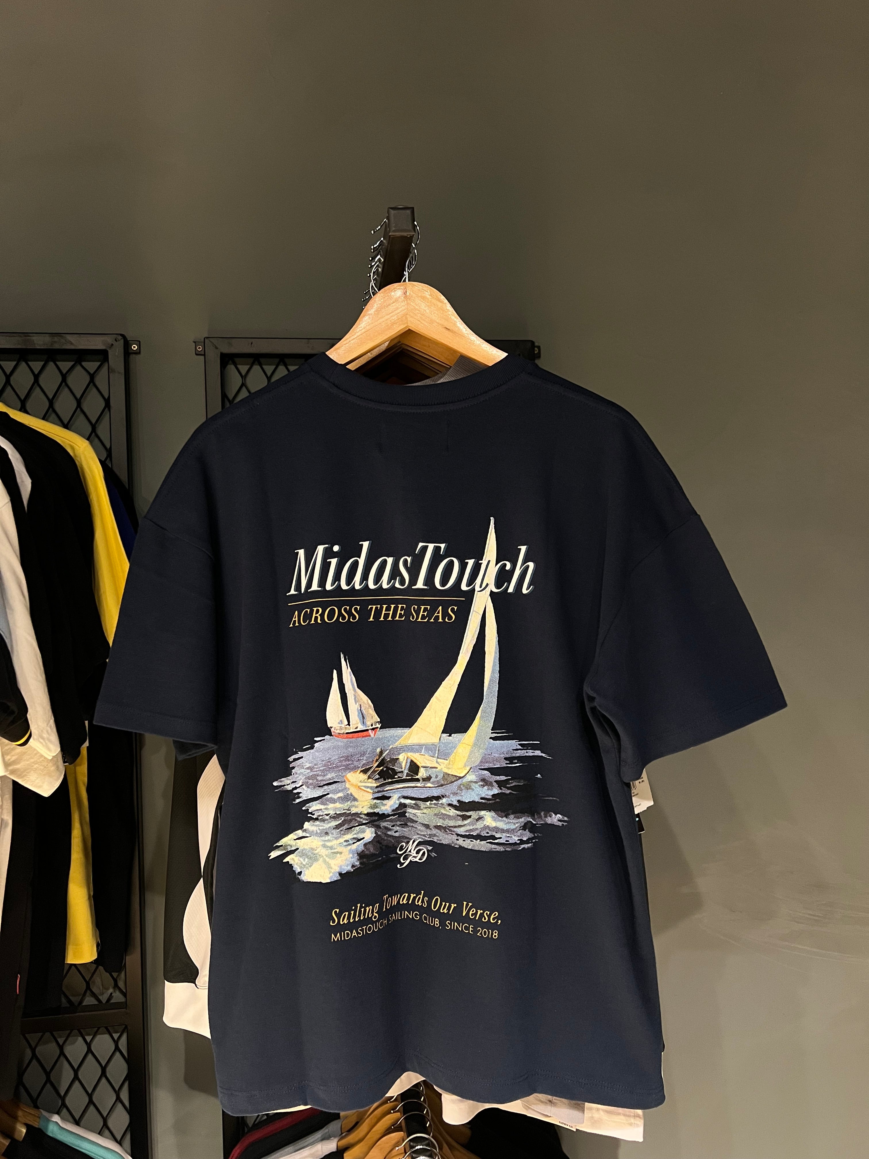 CAMISA MIDAS BOATS BOXY AZUL