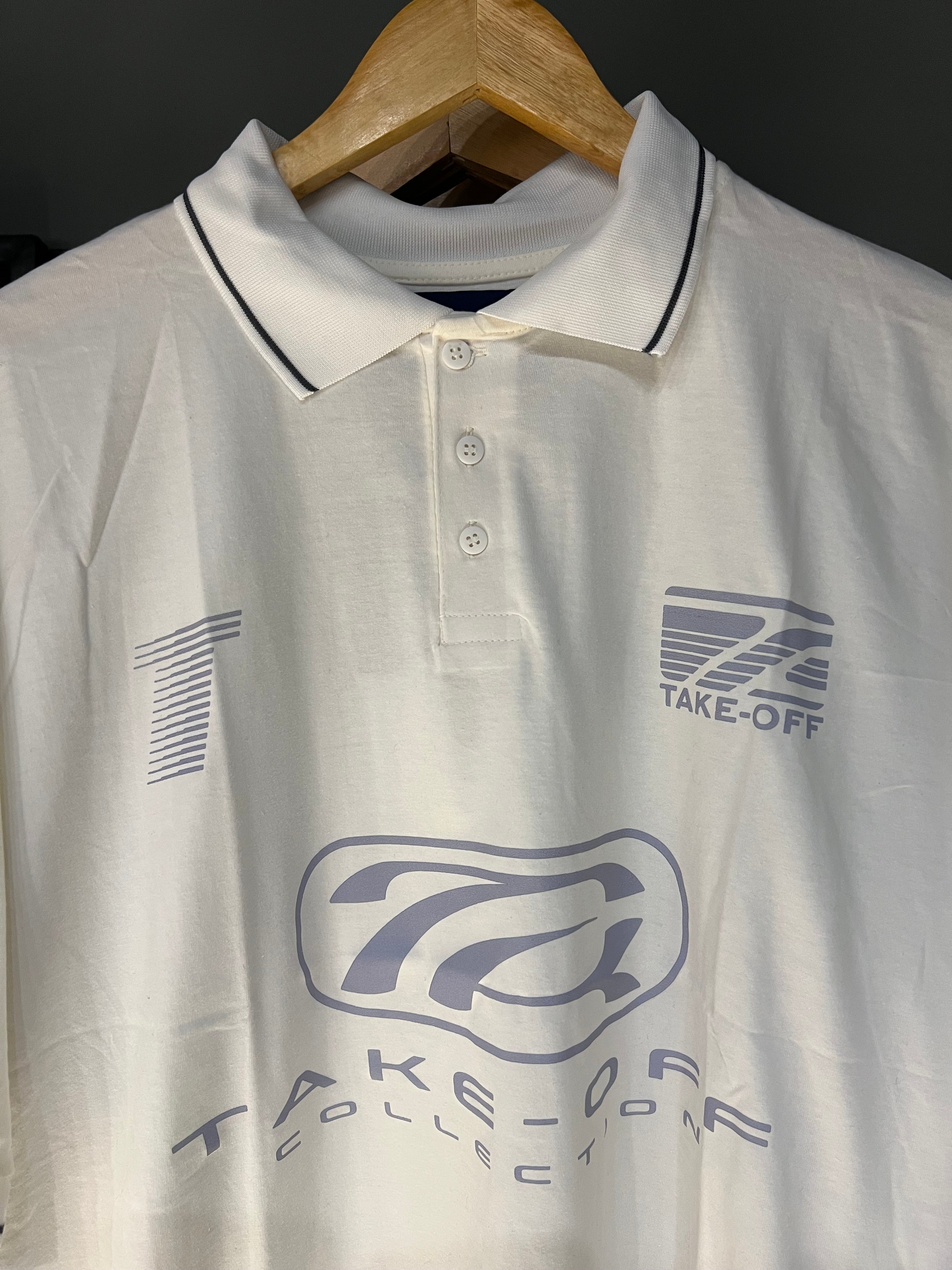 CAMISA POLO TAKE OFF WHITE