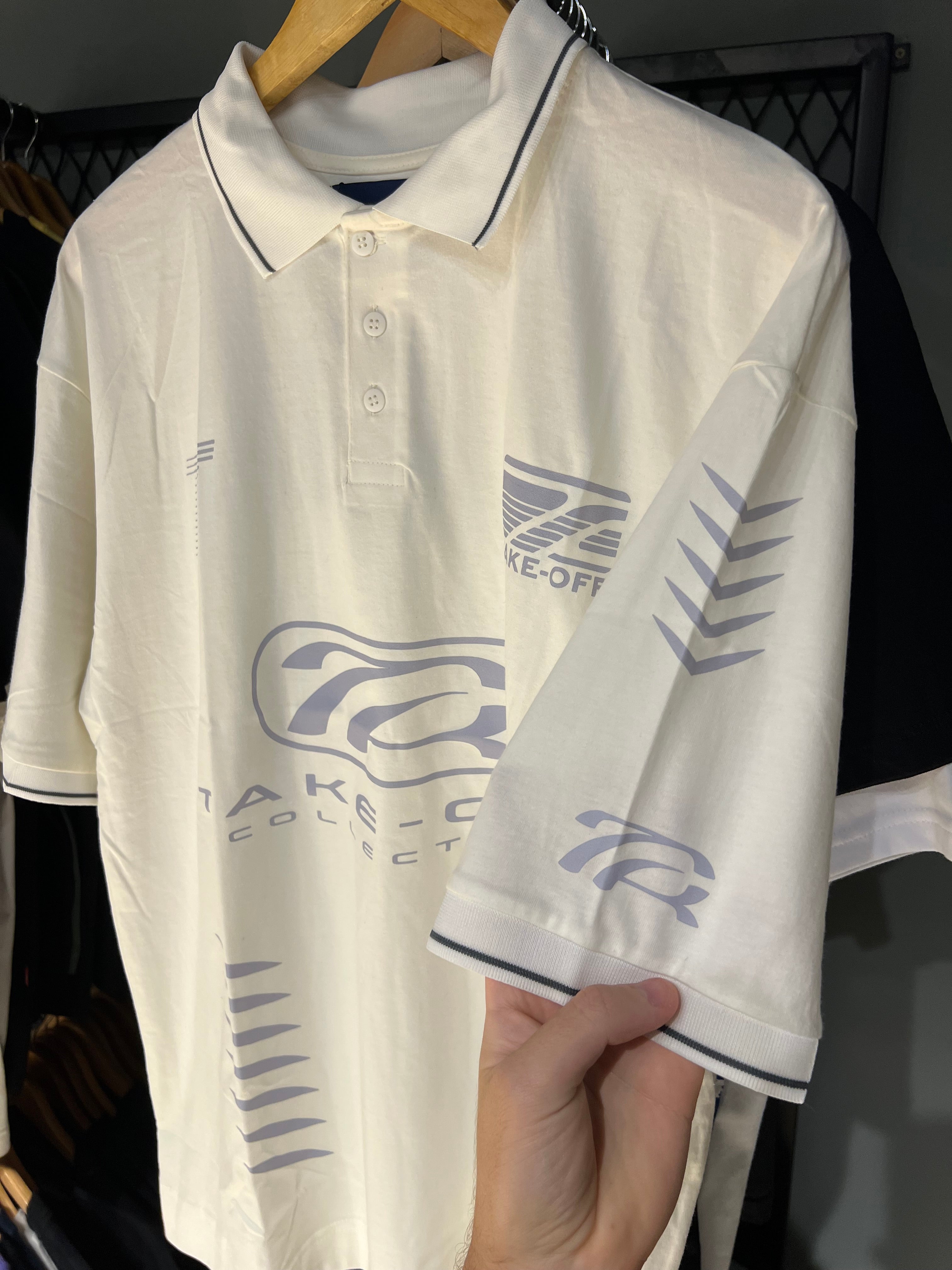 CAMISA POLO TAKE OFF WHITE