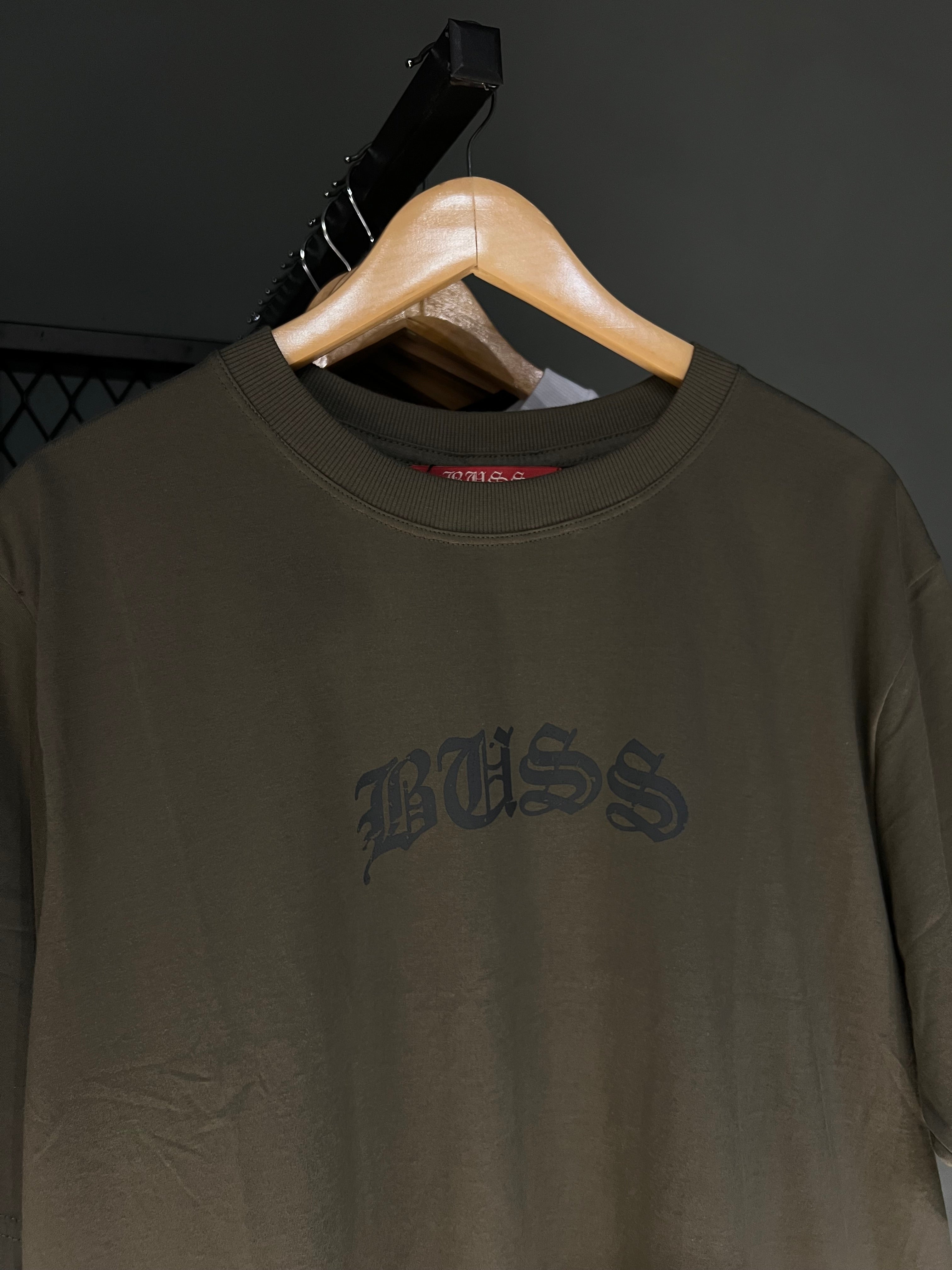 CAMISA BUSS LOGOS VERDE