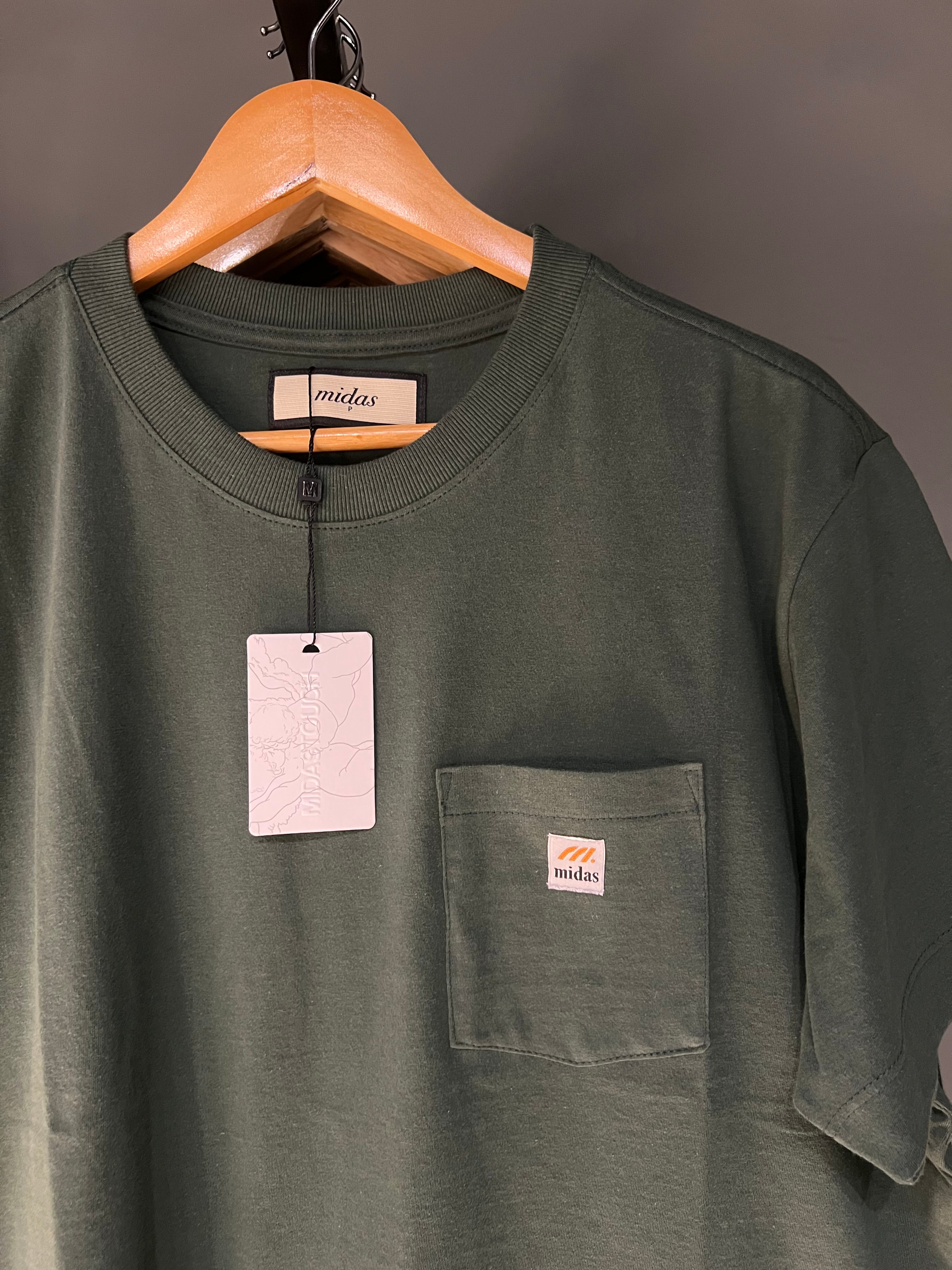 CAMISA MIDAS POCKET VERDE