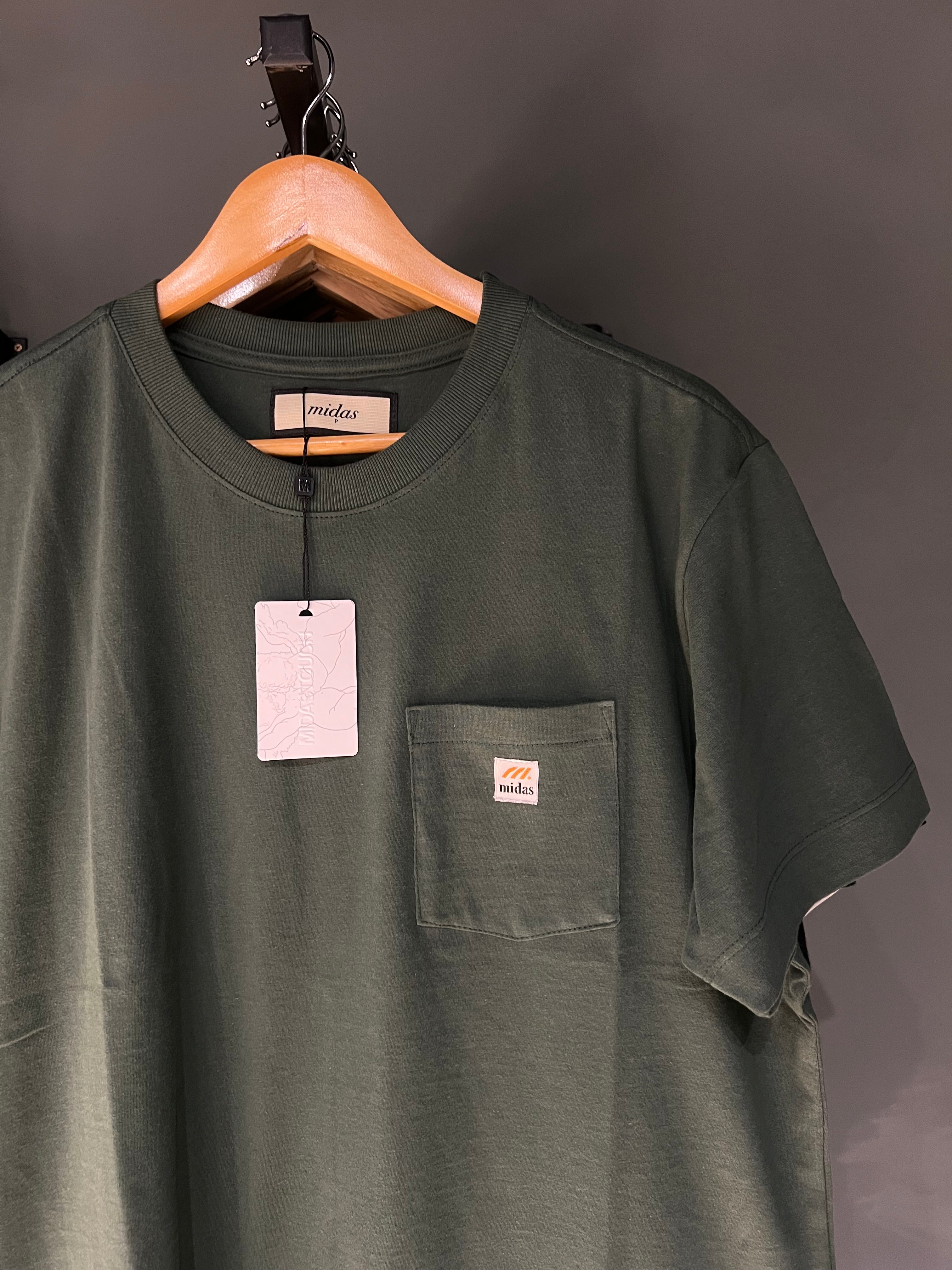 CAMISA MIDAS POCKET VERDE