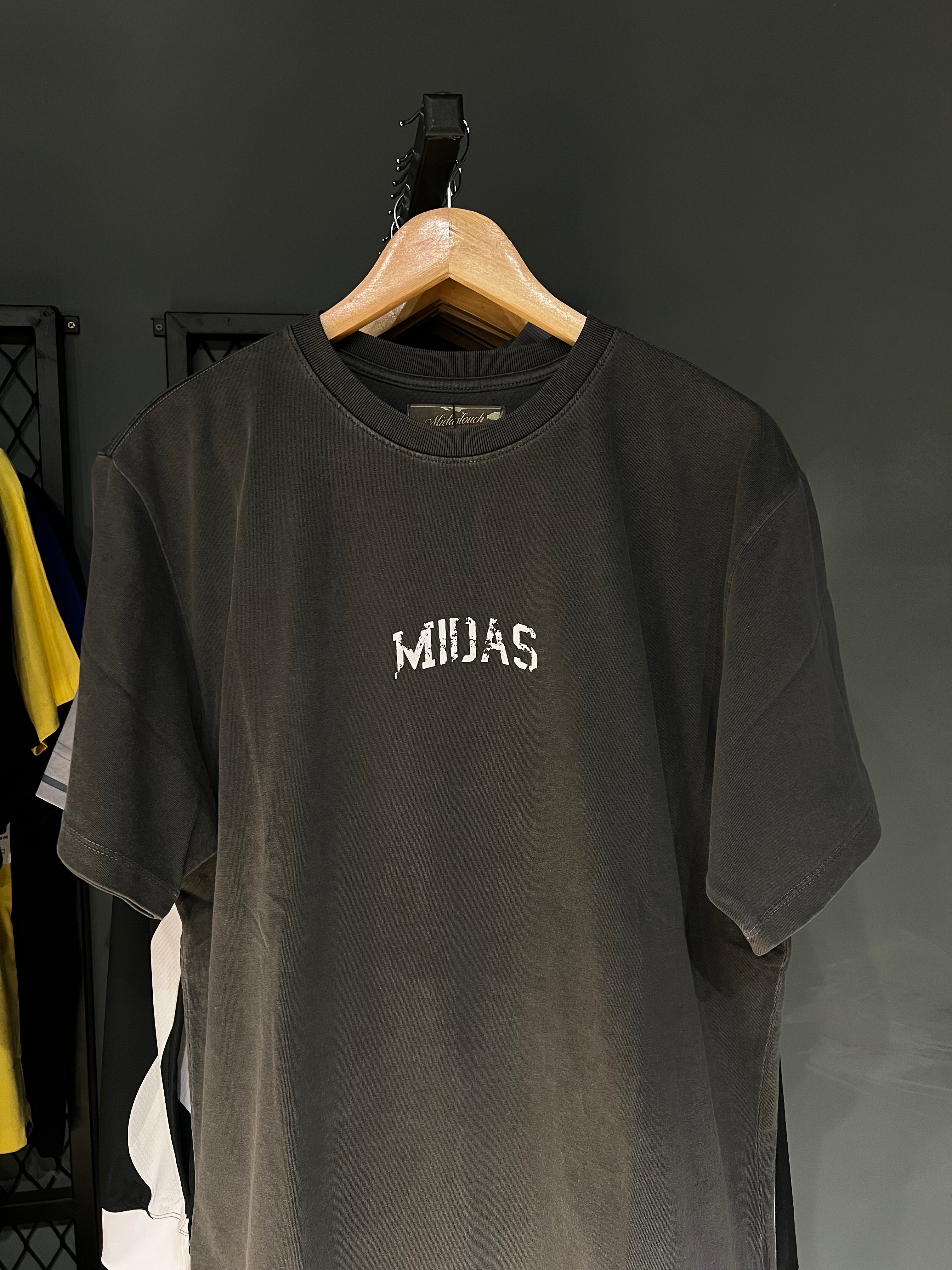 CAMISA MIDAS DESTROYED CINZA