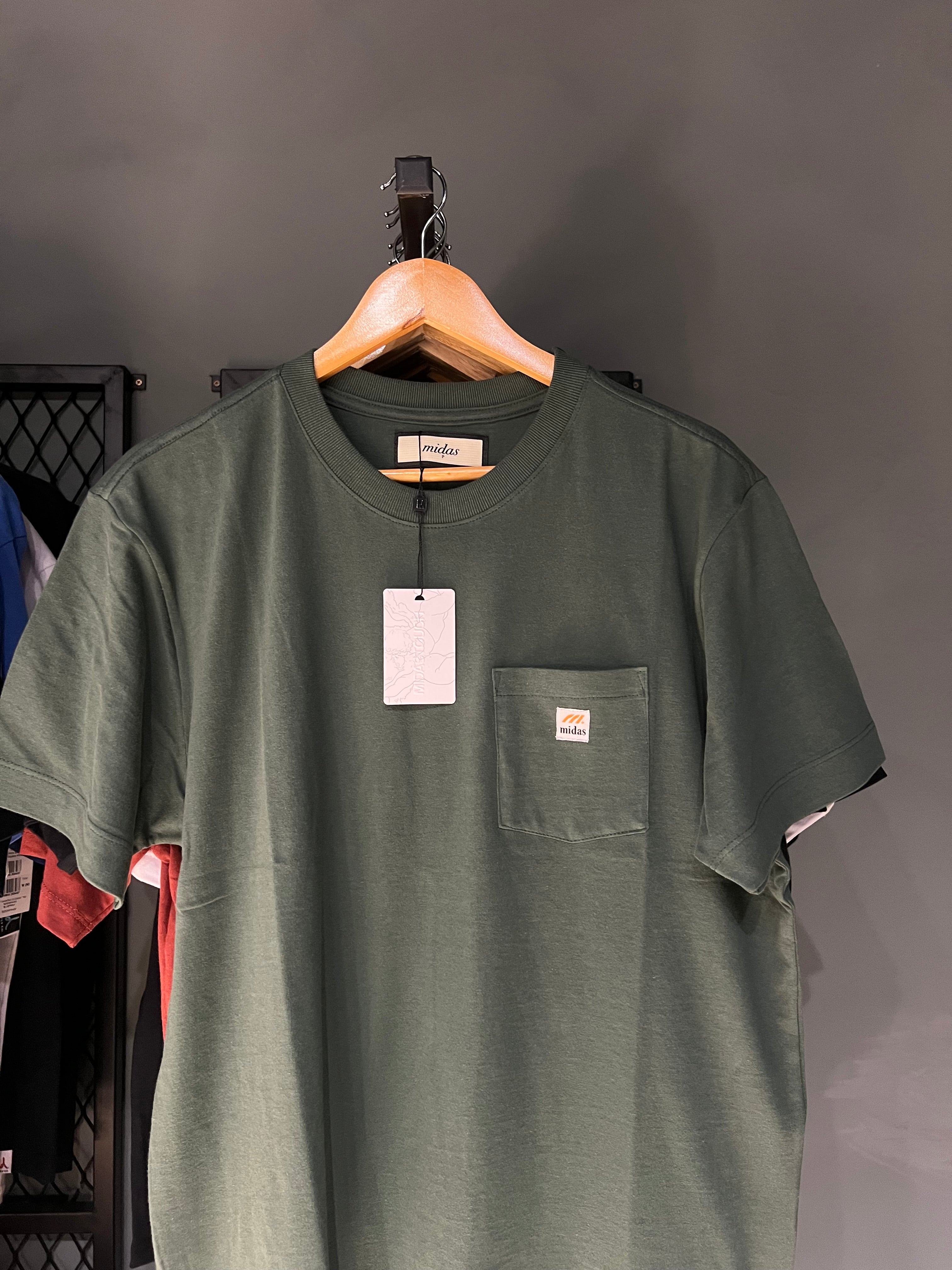 CAMISA MIDAS POCKET VERDE