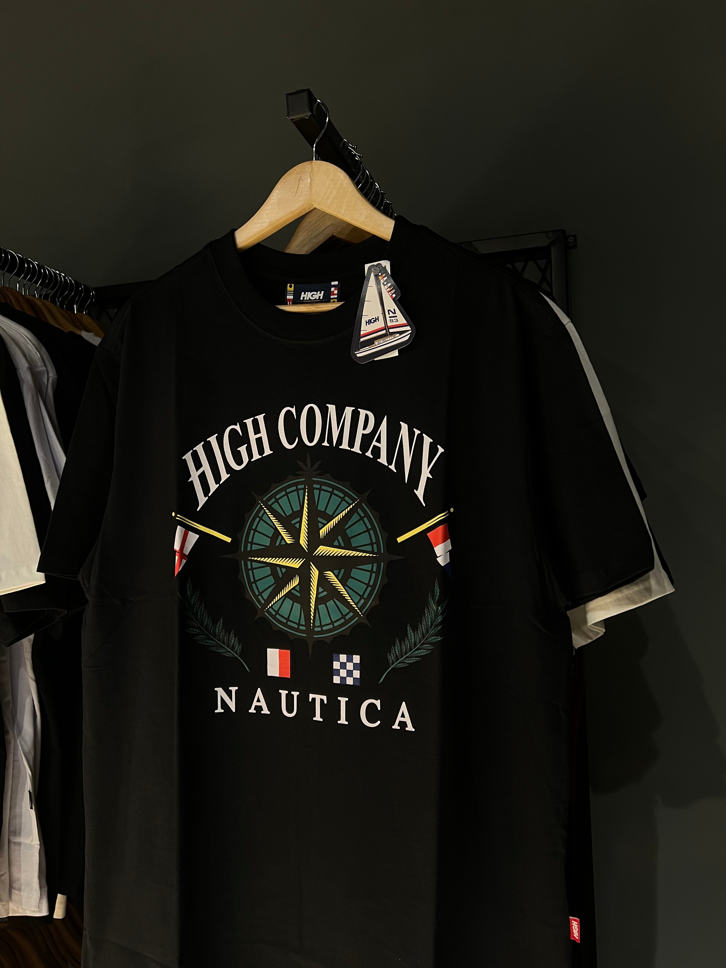 CAMISA HIGH x NAUTICA COMPASS BLACK