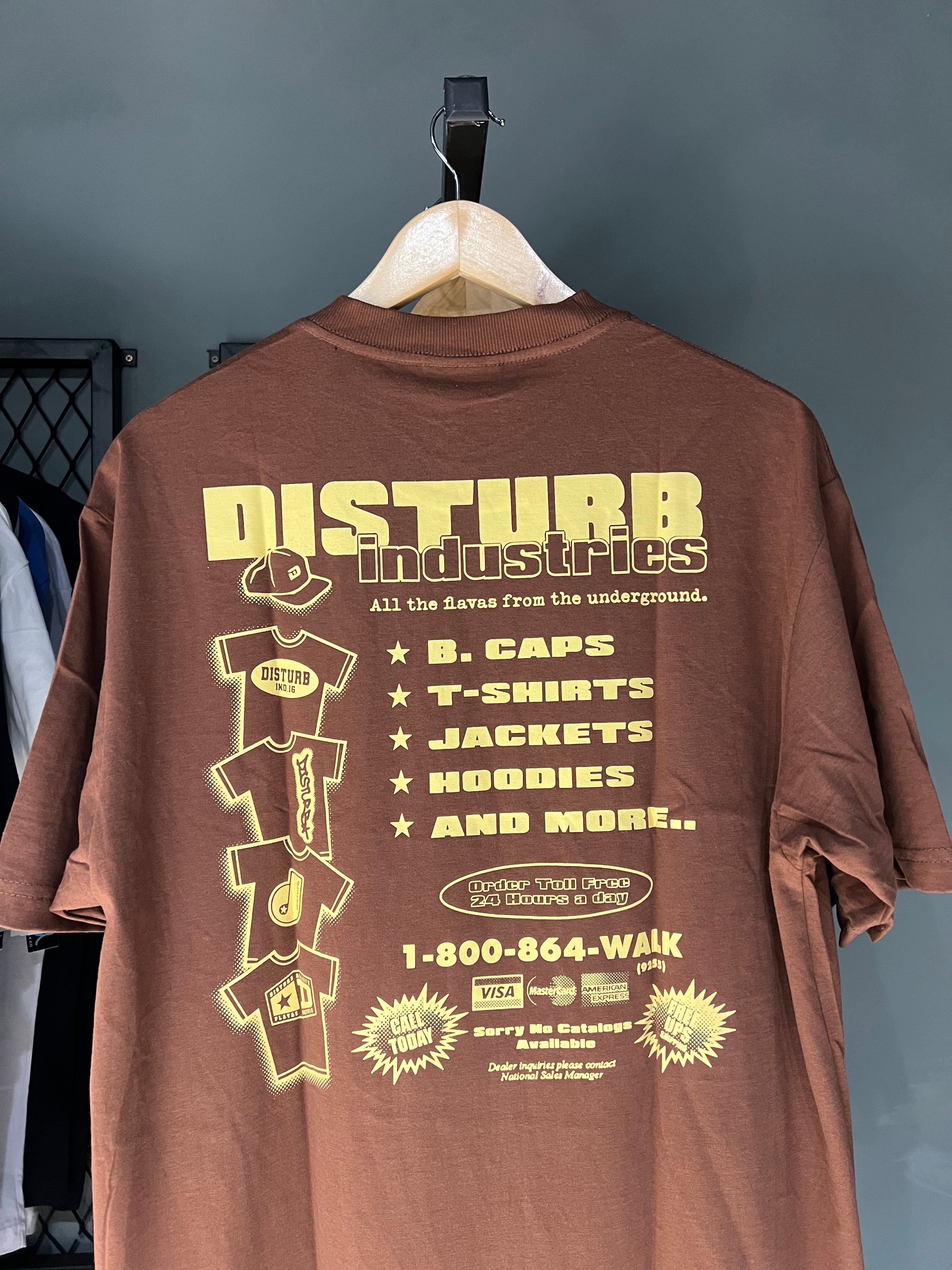 CAMISA DISTURB FLYMARKET MARROM