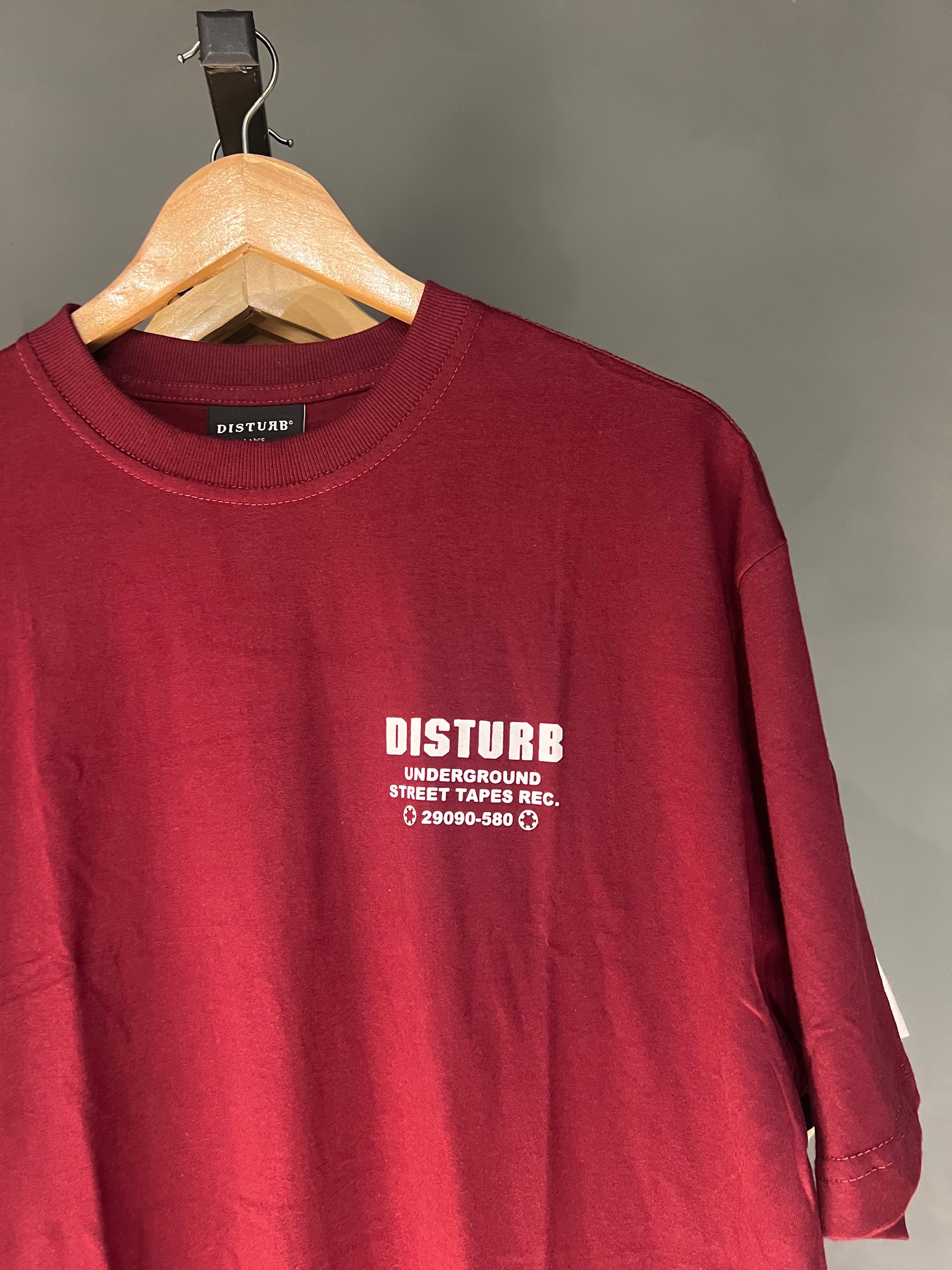 CAMISA DISTURB STREET BURGUNDY