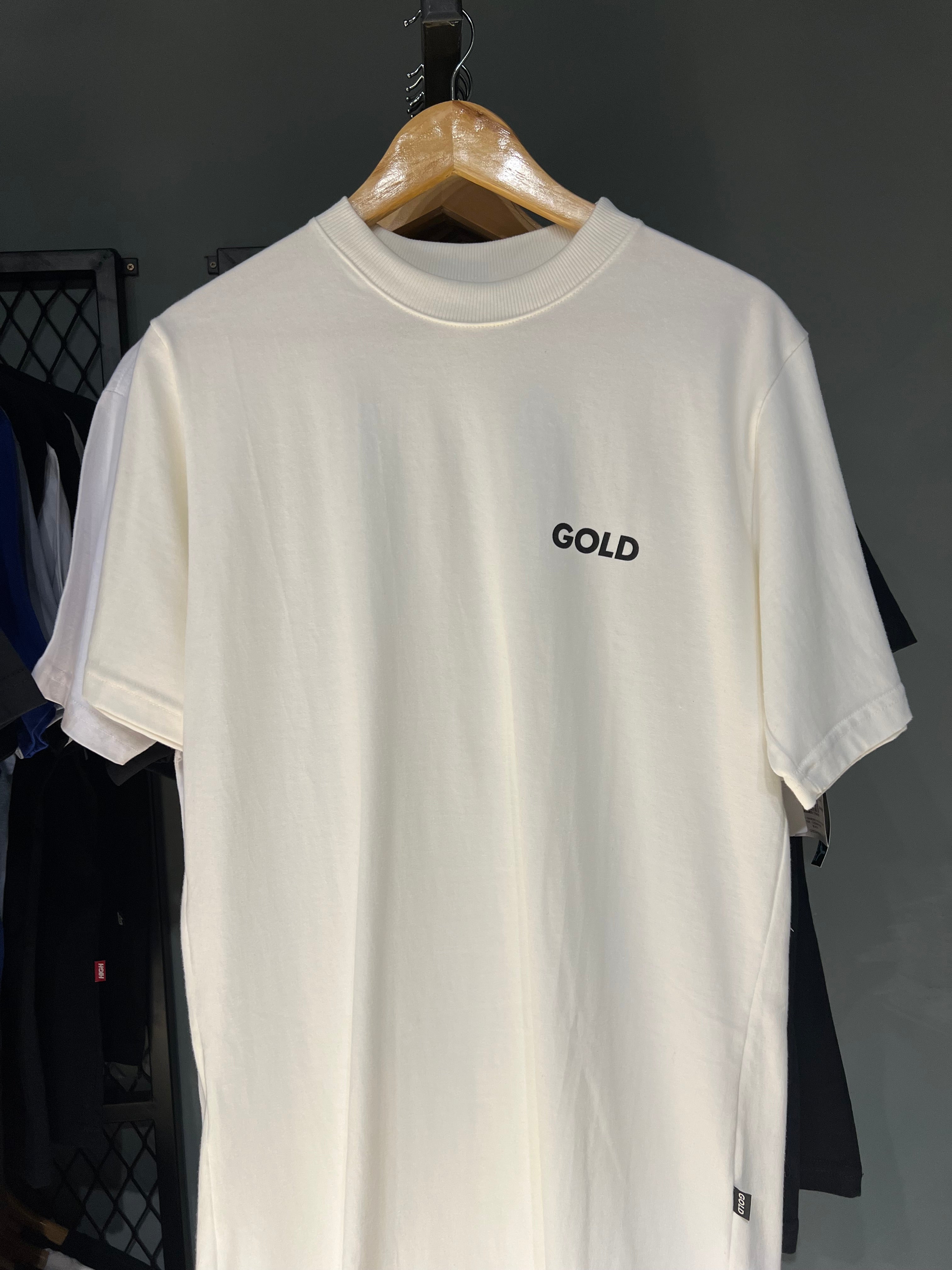 CAMISA GOLD MONEY OFF WHITE