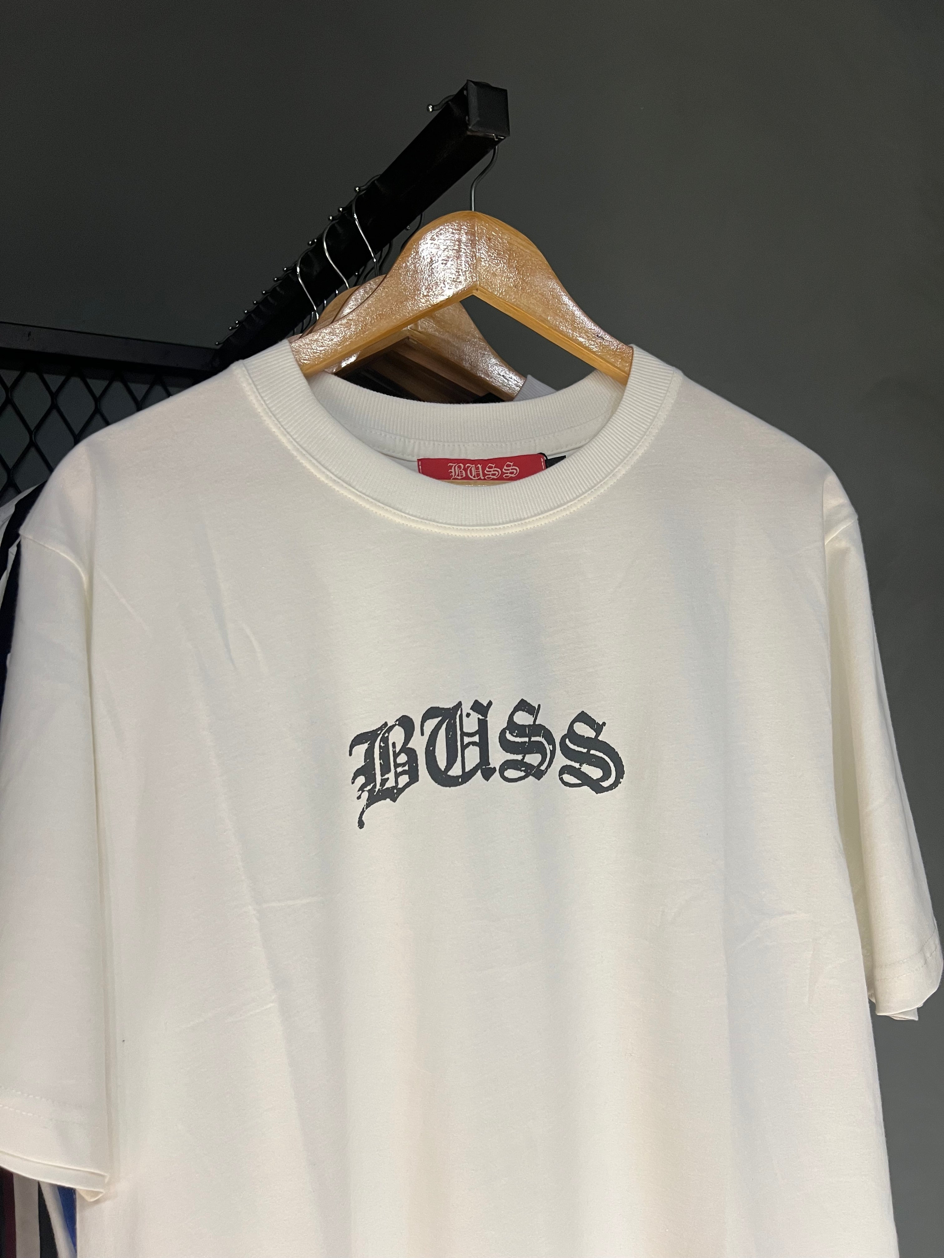 CAMISA BUSS LOGOS WHITE