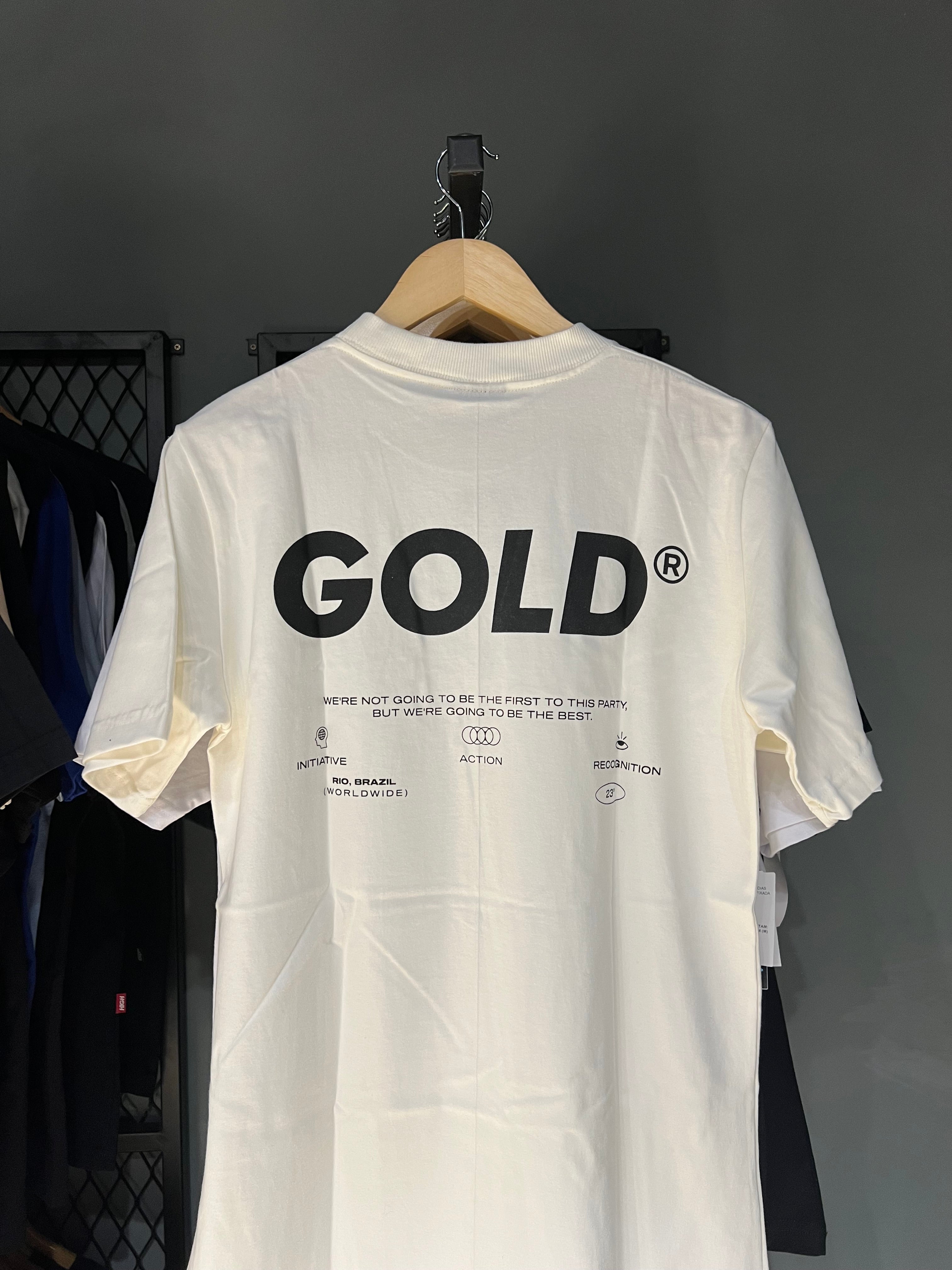 CAMISA GOLD ESSENTIALS OFF WHITE