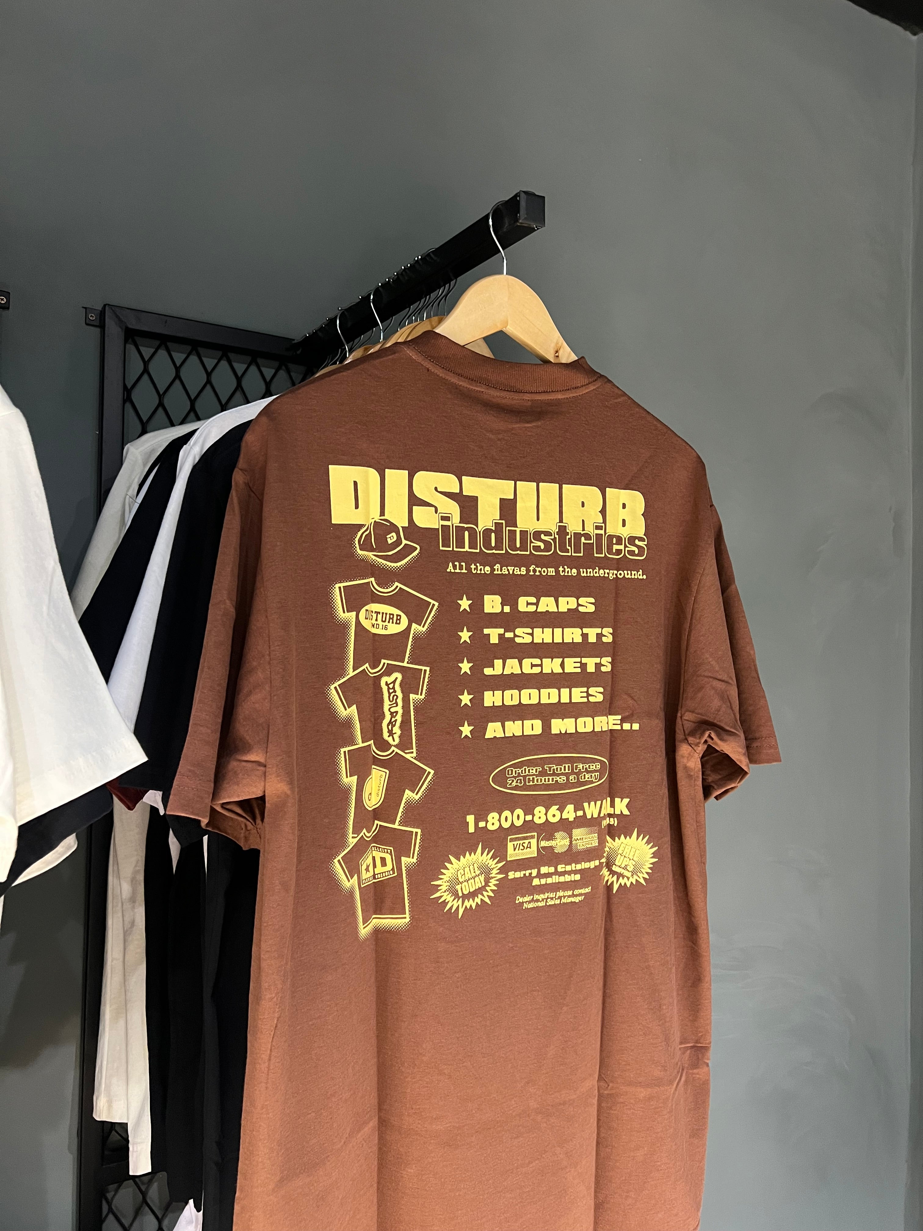 CAMISA DISTURB FLYMARKET MARROM