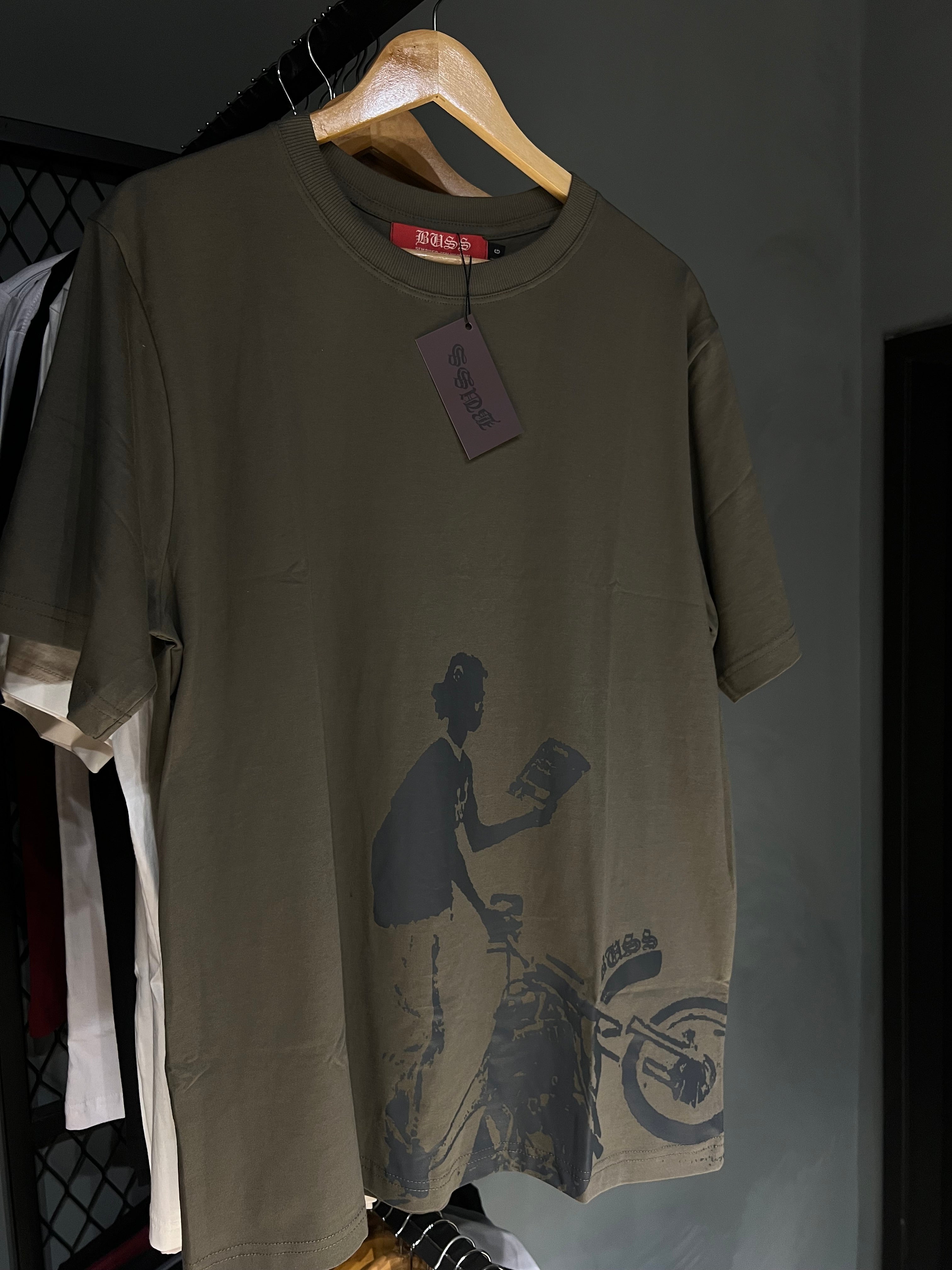 CAMISA BUSS GRAU VERDE