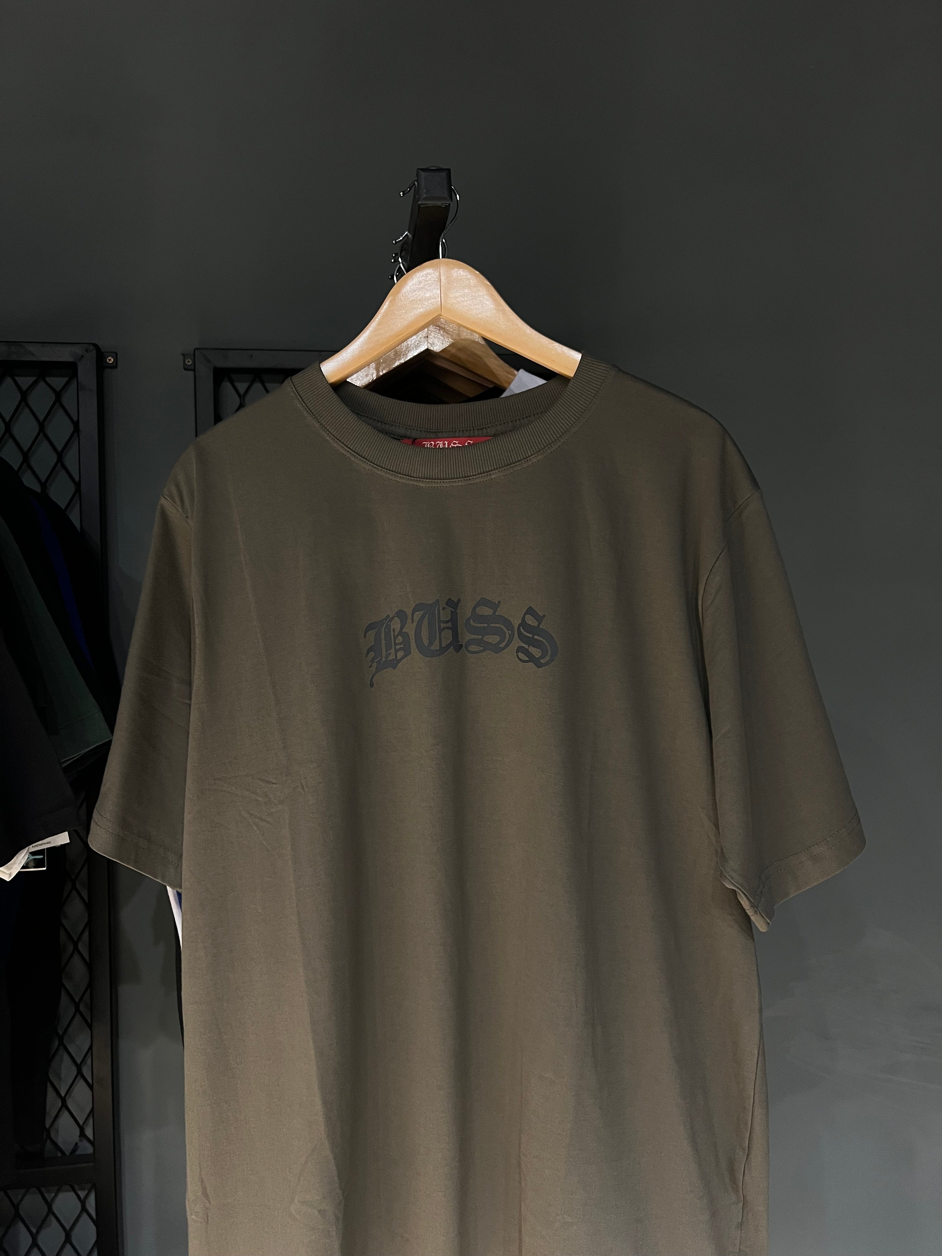 CAMISA BUSS LOGOS VERDE