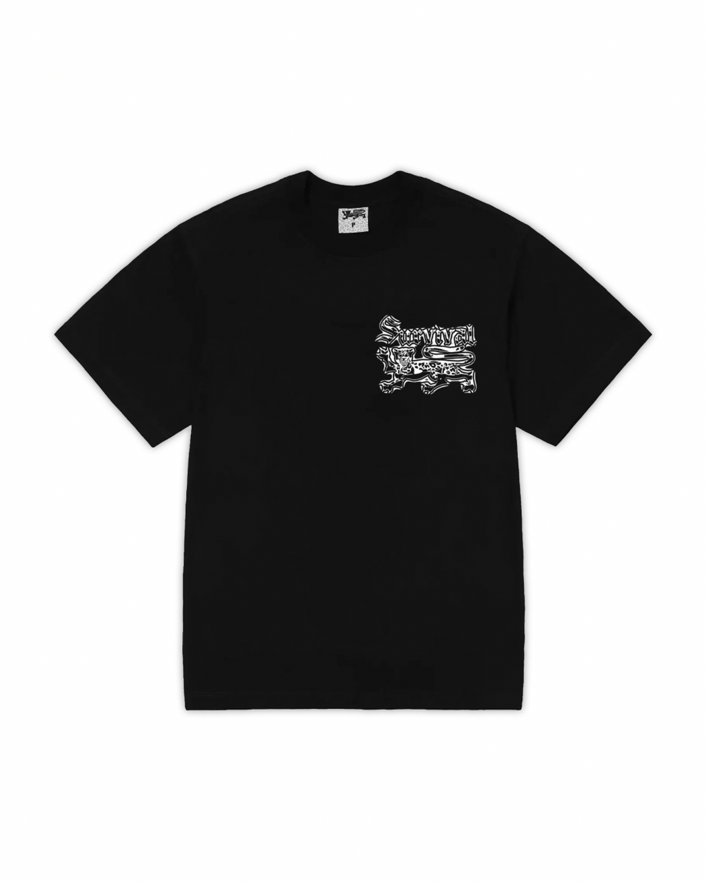 CAMISA SURVIVAL LOGO CHROMO BLACK