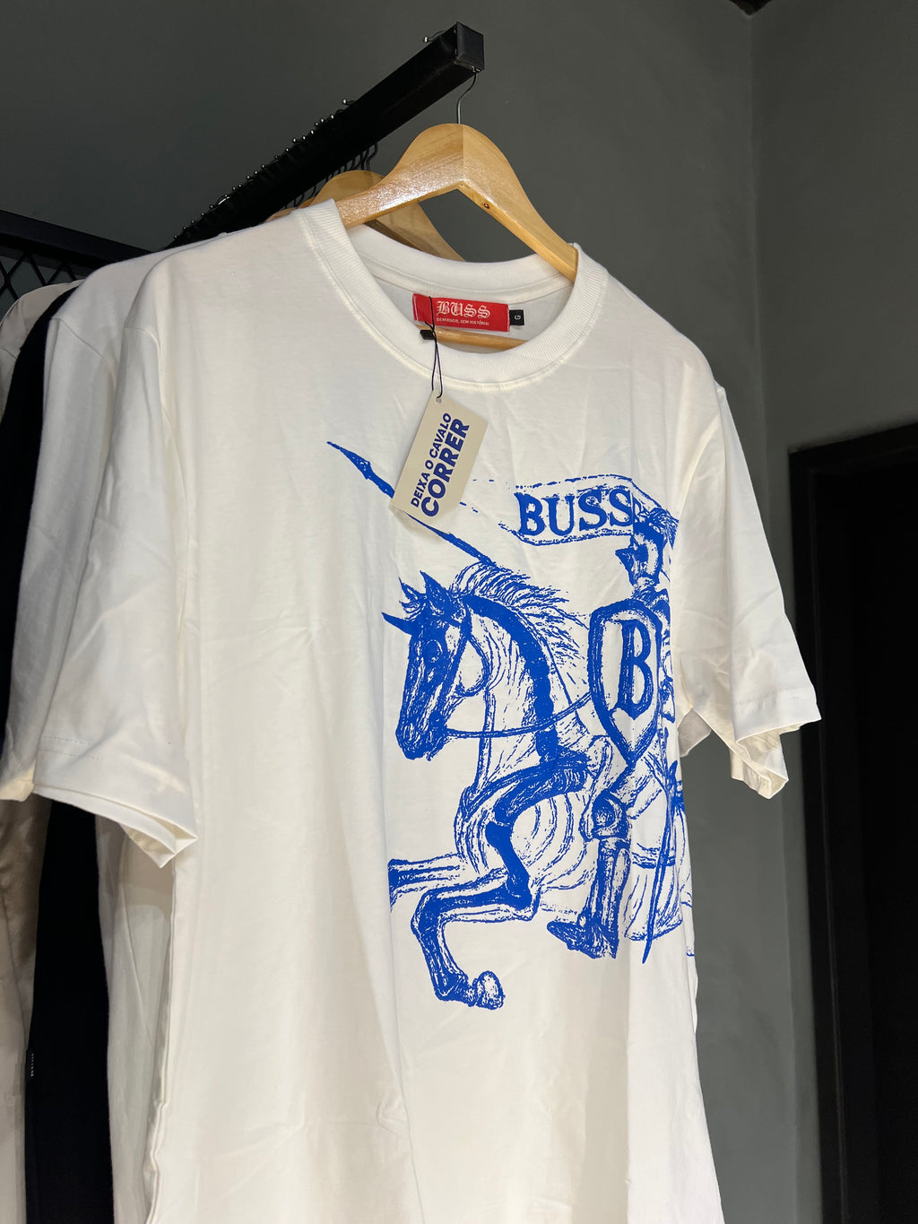 CAMISA BUSS BERRY WHITE