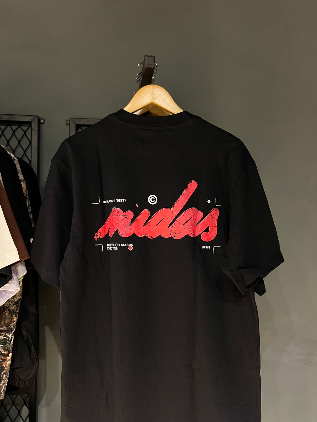CAMISA MIDAS PRINT BLACK
