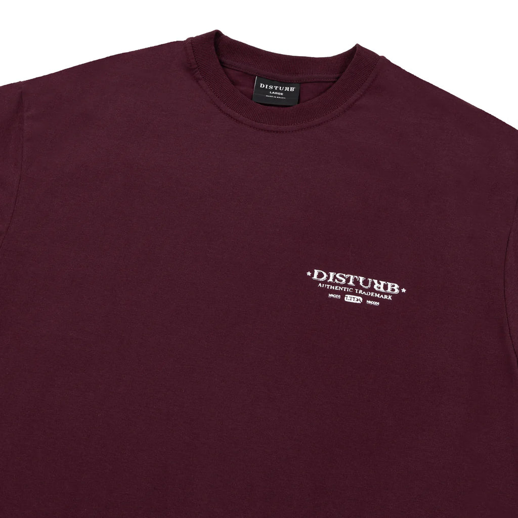 CAMISA DISTURB HARDWARE VINHO