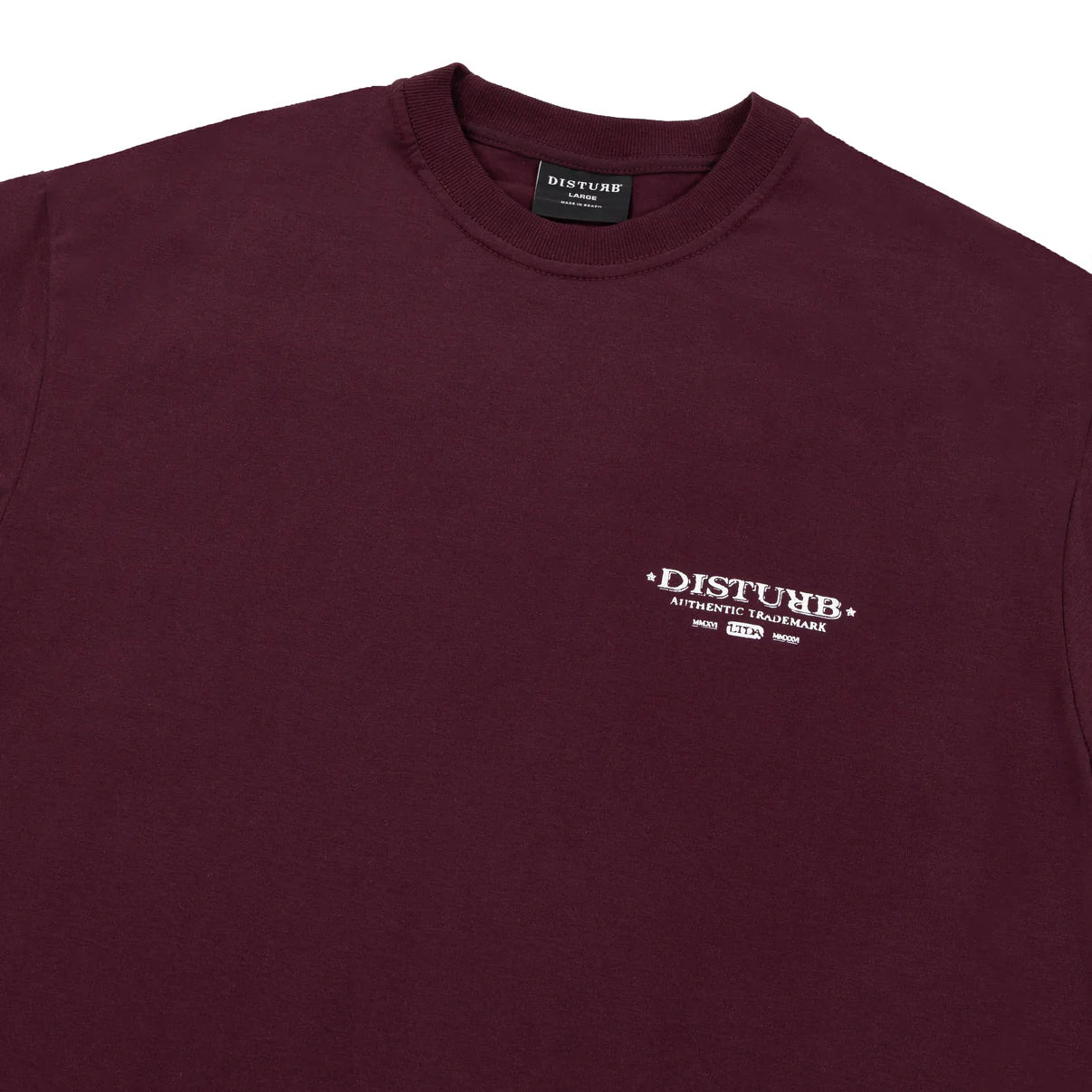 CAMISA DISTURB HARDWARE VINHO