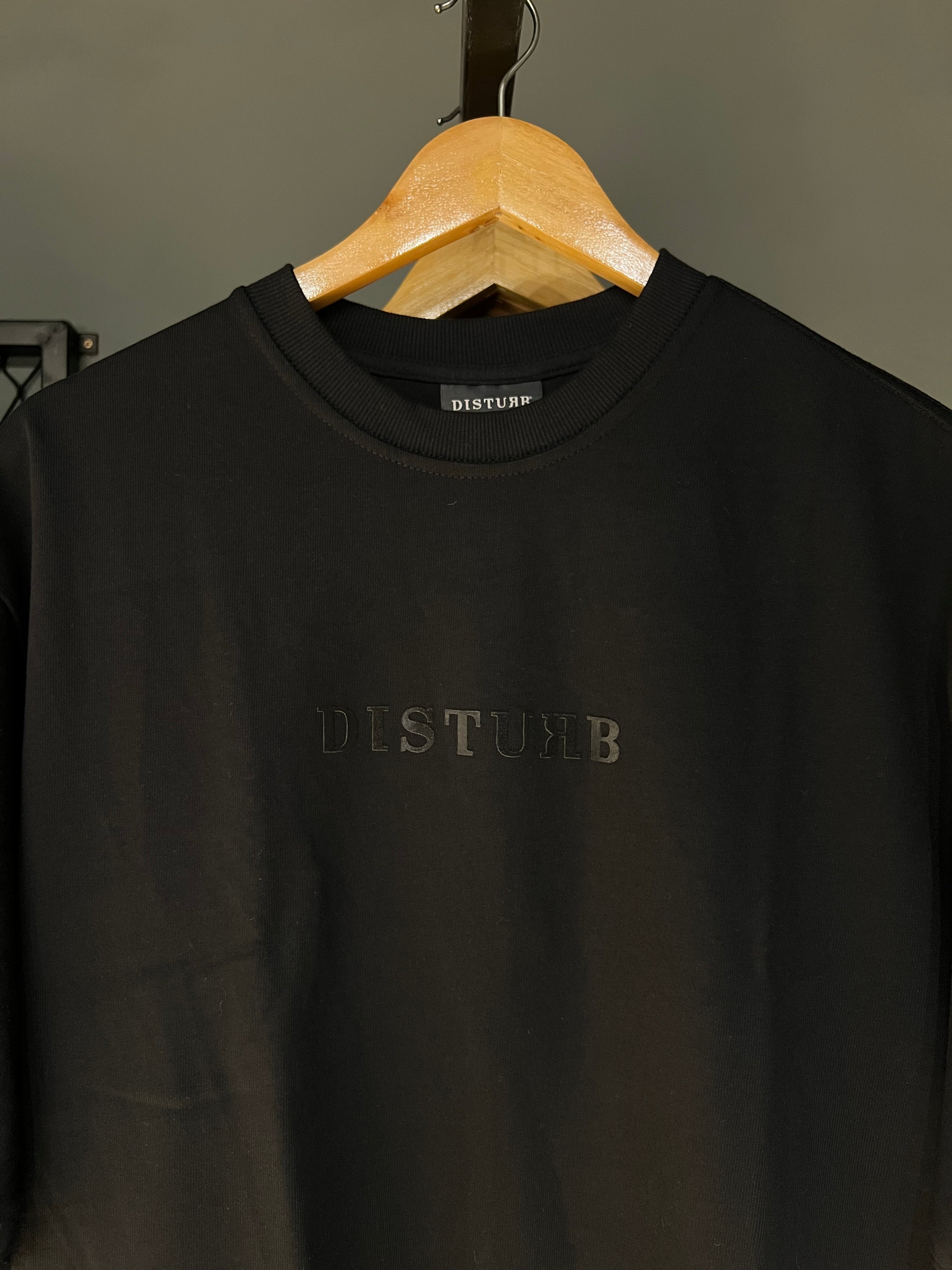 CAMISA DISTURB LOGO BLACK