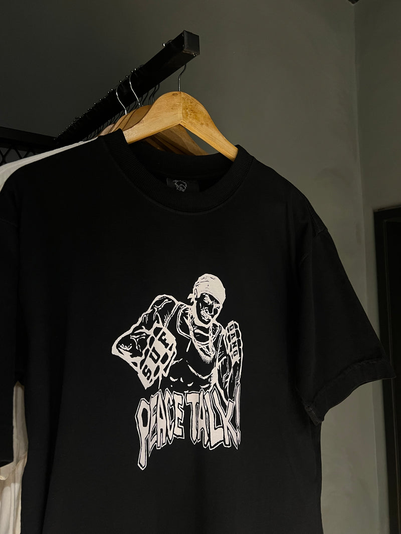 CAMISA SUFGANG PEACE TALK BLACK