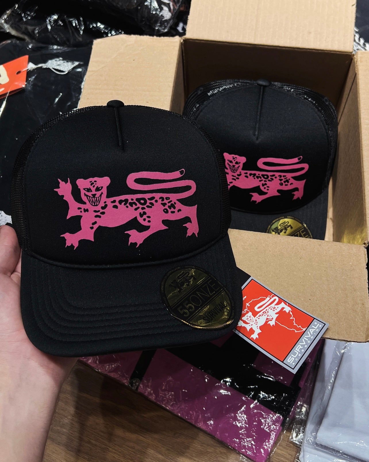 BONÉ SURVIVAL TRUCKER “ONÇA”