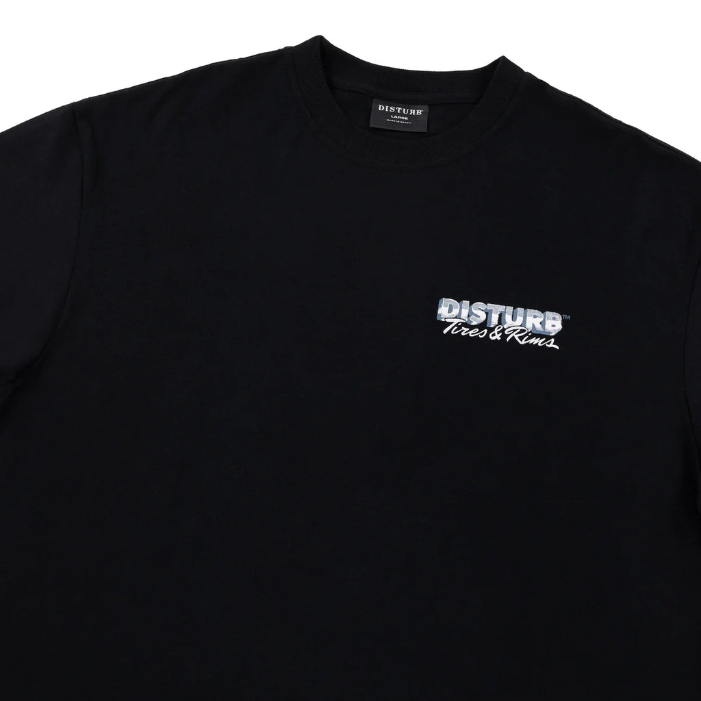 CAMISA DISTURB TIRES BLACK