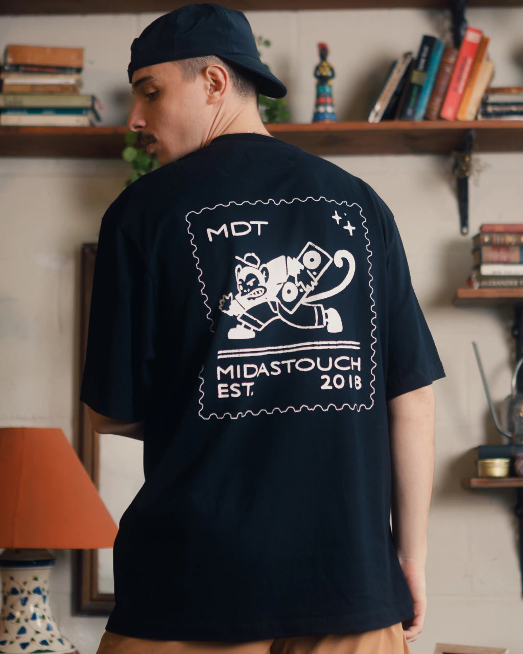 CAMISA MIDAS POSTAL BLACK