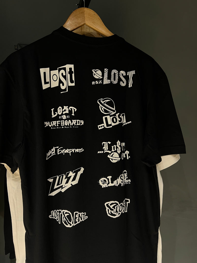 CAMISA LOST LOGOS BLACK