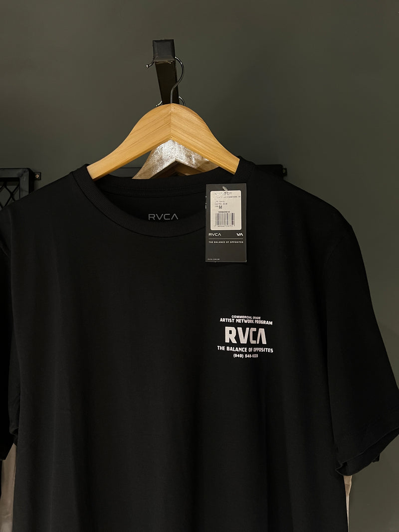 CAMISA RVCA COMMERCIAL BLACK