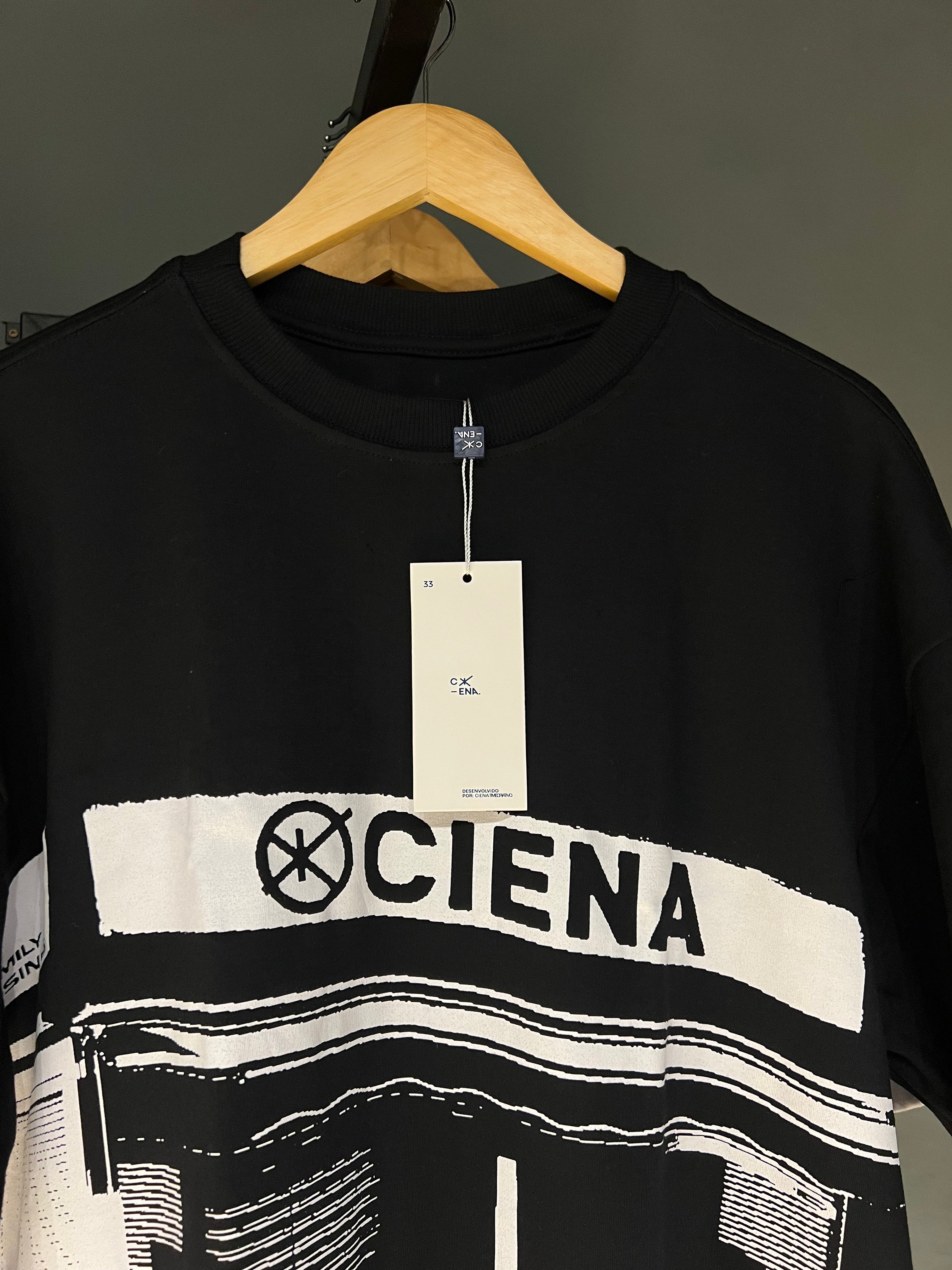 CAMISA CIENA NEWSTAND BLACK