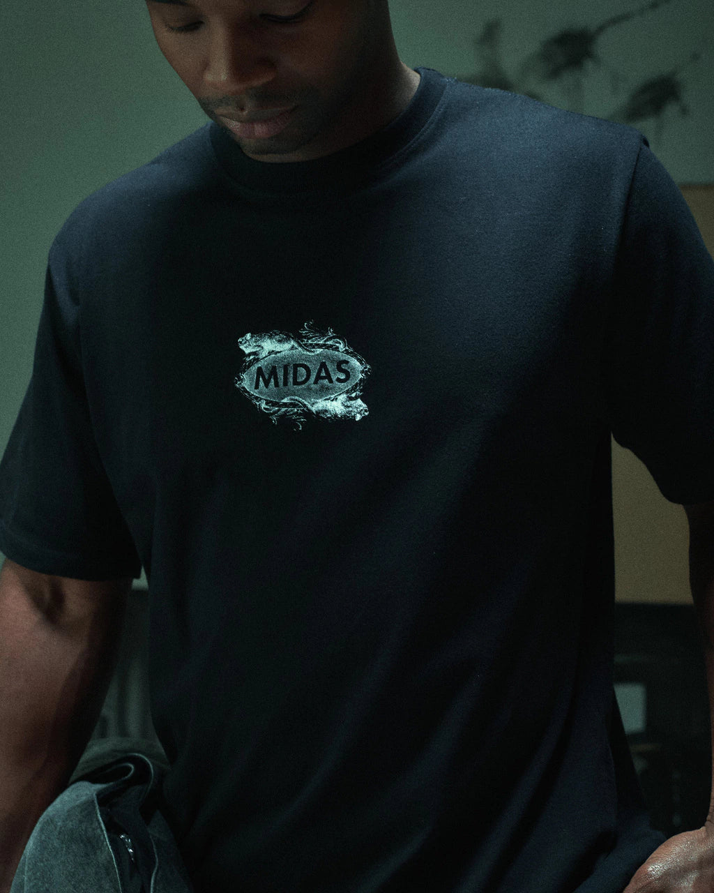 CAMISA MIDAS SCULPTURE BLACK