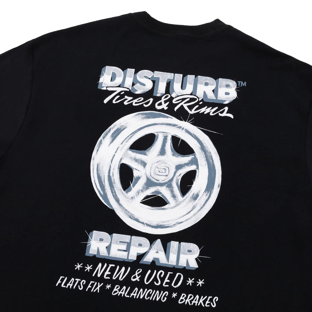 CAMISA DISTURB TIRES BLACK