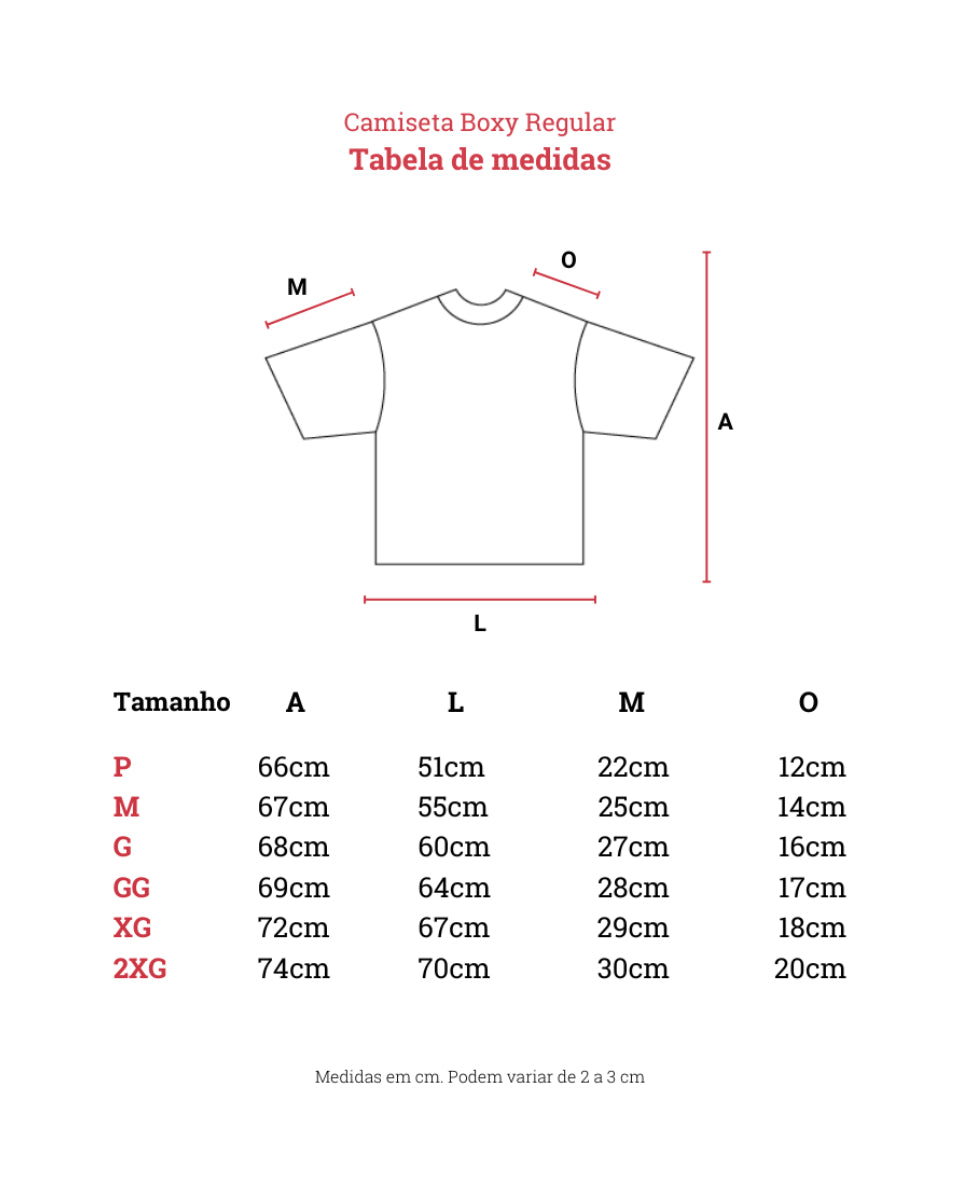 CAMISA ROMÃ BOXY REGULAR CHUMBO