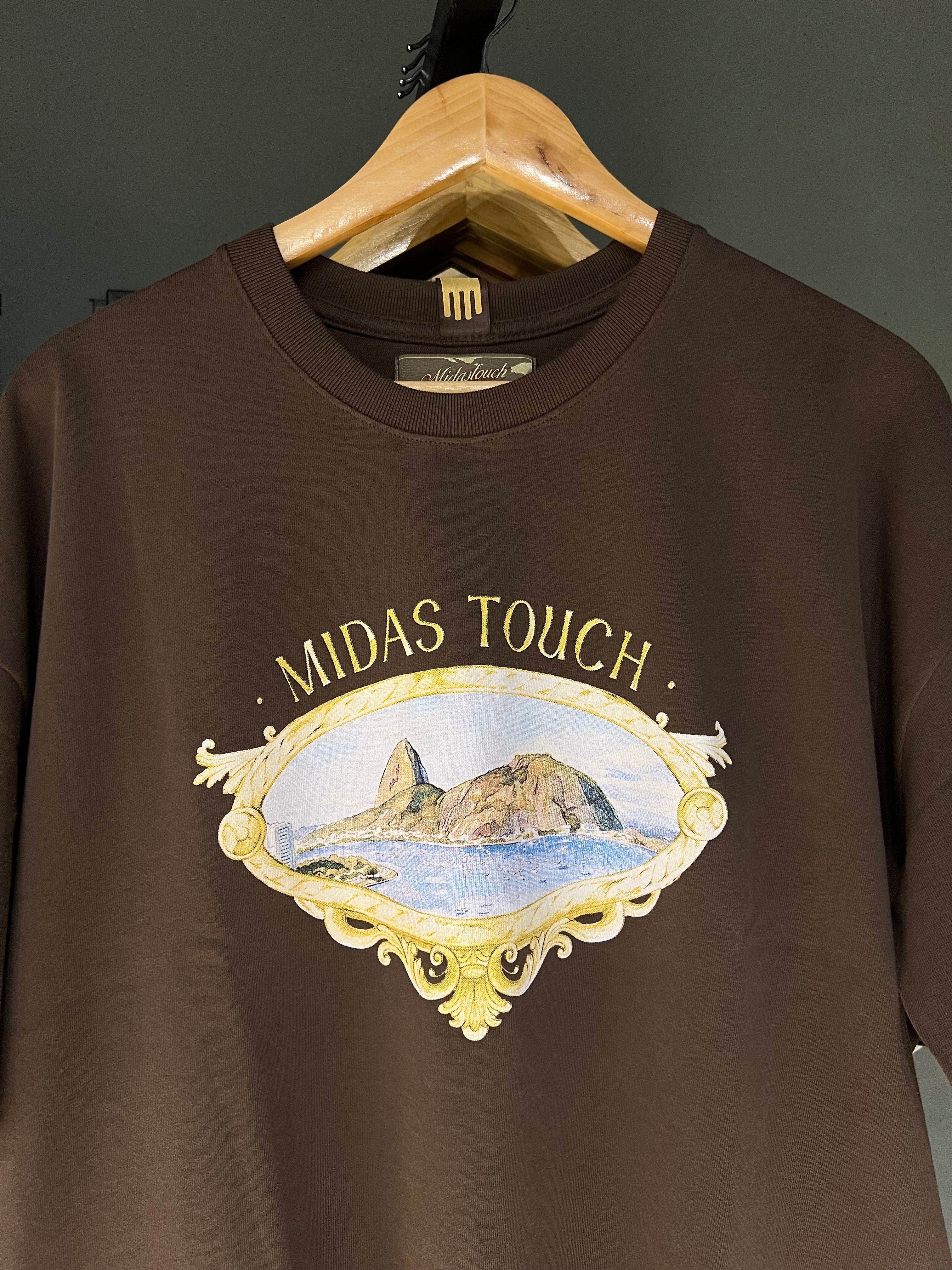 CAMISA MIDAS SUGAR BOXY MARROM