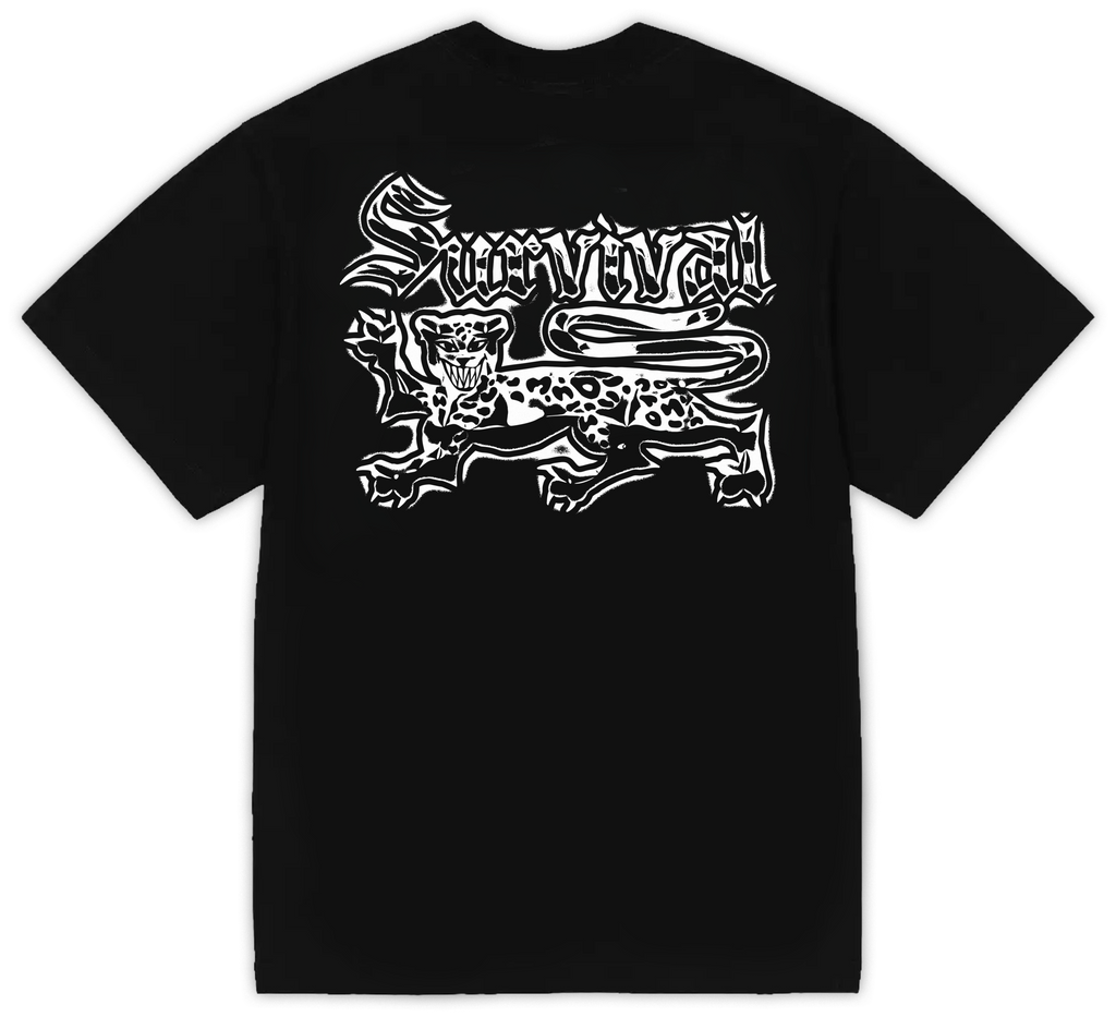 CAMISA SURVIVAL LOGO CHROMO BLACK